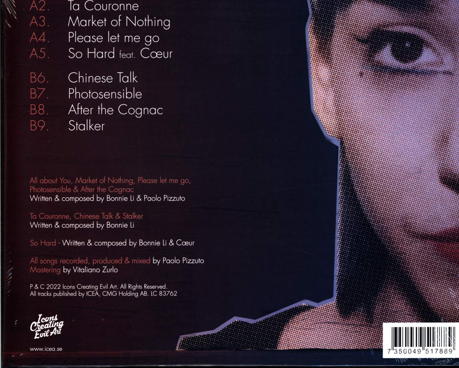 Bonnie Li: Le Bleu Du Rouge, 1×LP (Vinyl)