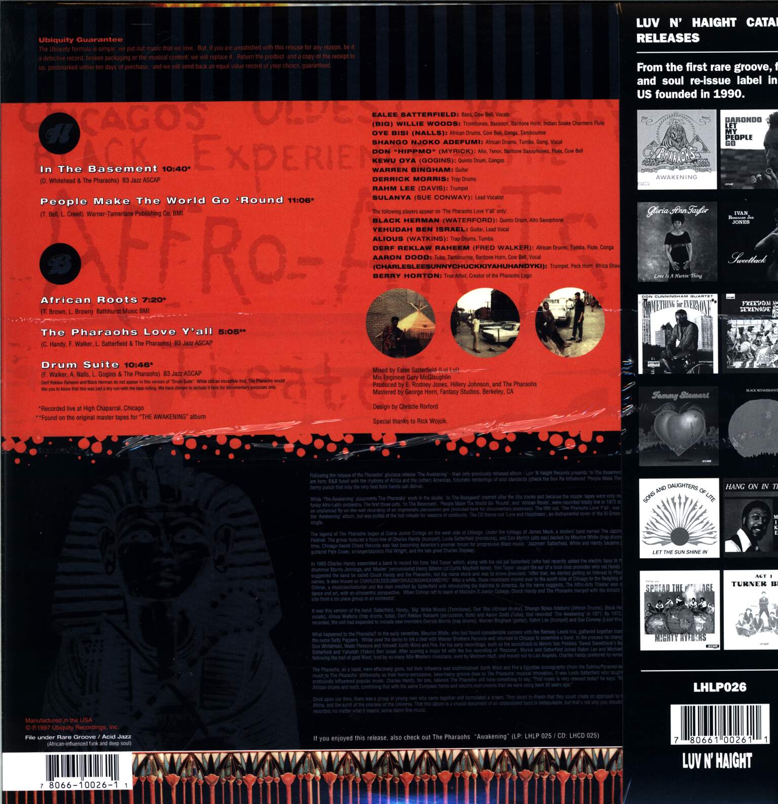 The Pharaohs: In The Basement, 1×LP (Vinyl)