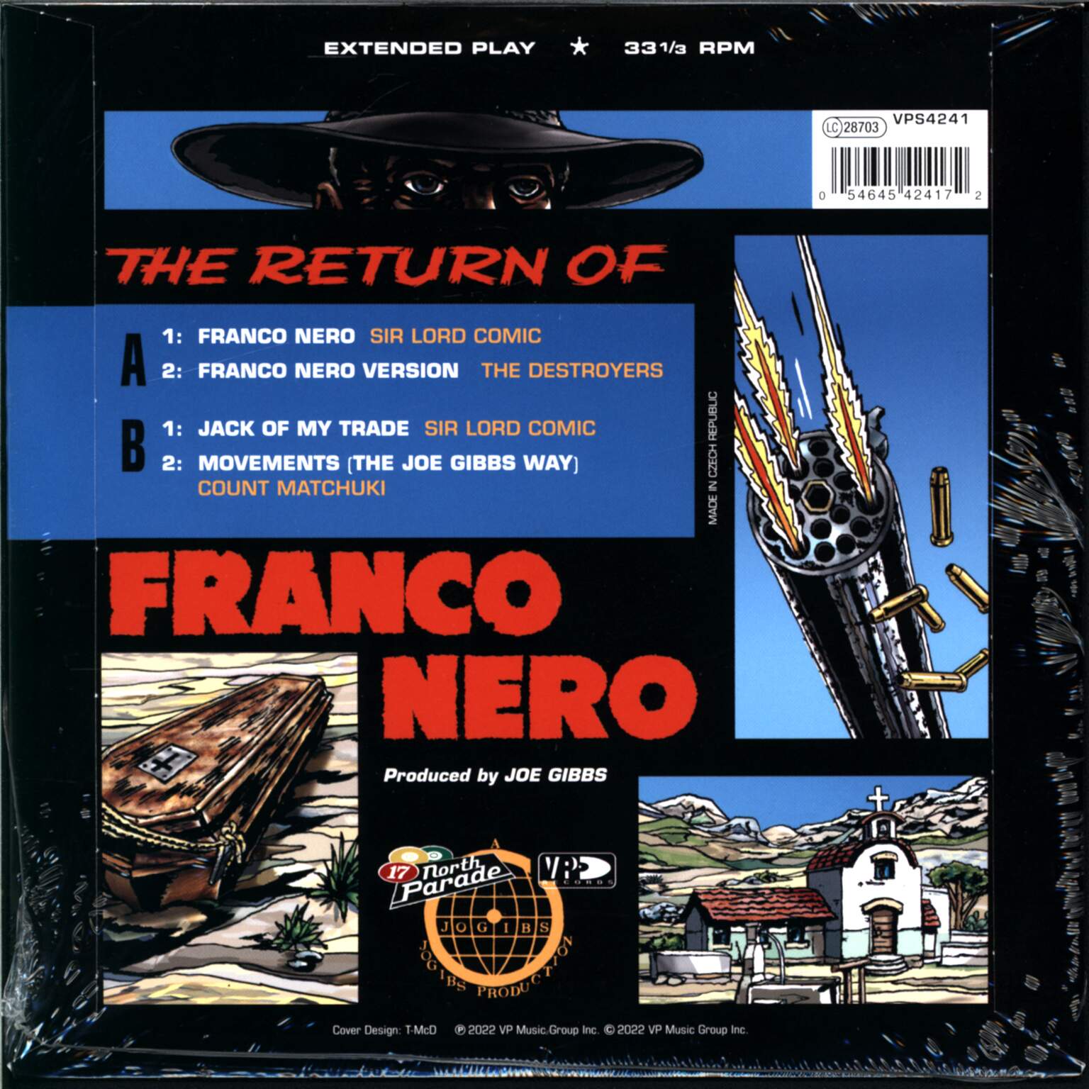 Sir Lord Comic: The Return Of Franco Nero, 1×7" Single (Vinyl)