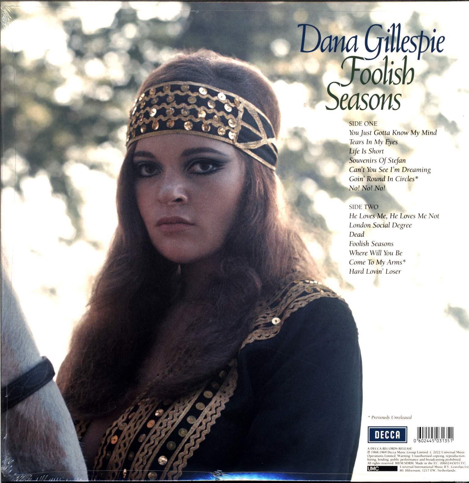Dana Gillespie: Foolish Seasons, 1×LP (Vinyl)