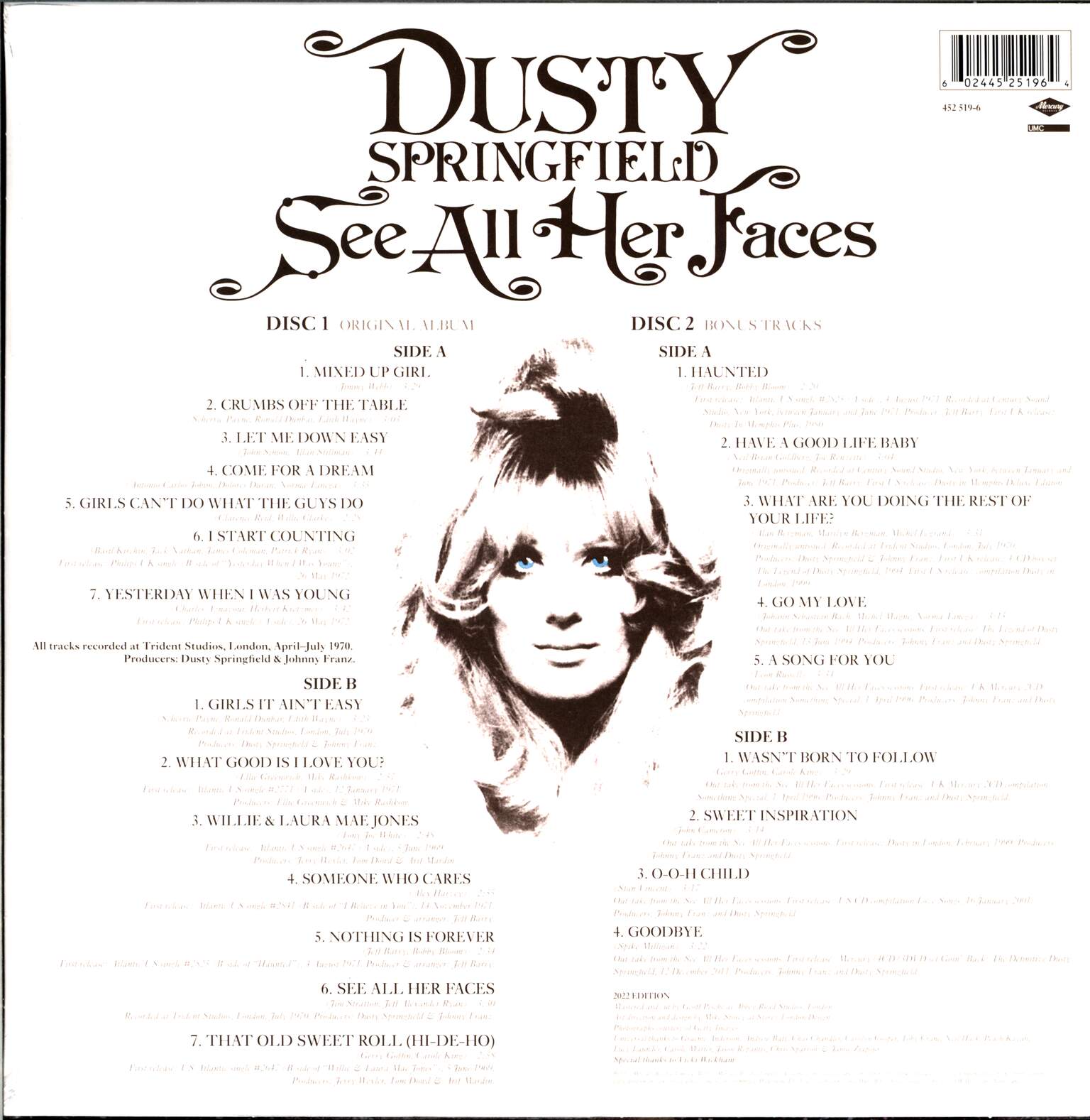 Dusty Springfield: See All Her Faces, 2×LP (Vinyl)