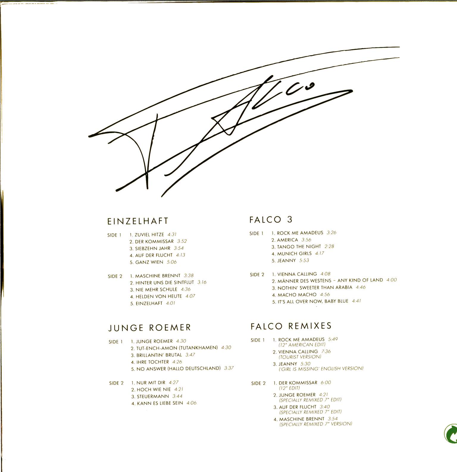 Falco: Falco - The Box, 3×LP (Vinyl), 1×LP (Vinyl)