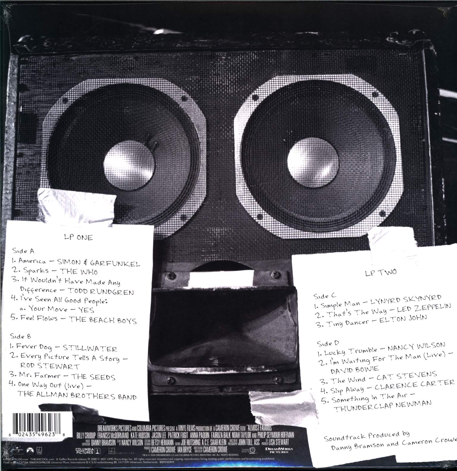 Various: Almost Famous (Music From The Motion Picture), 2×LP (Vinyl)