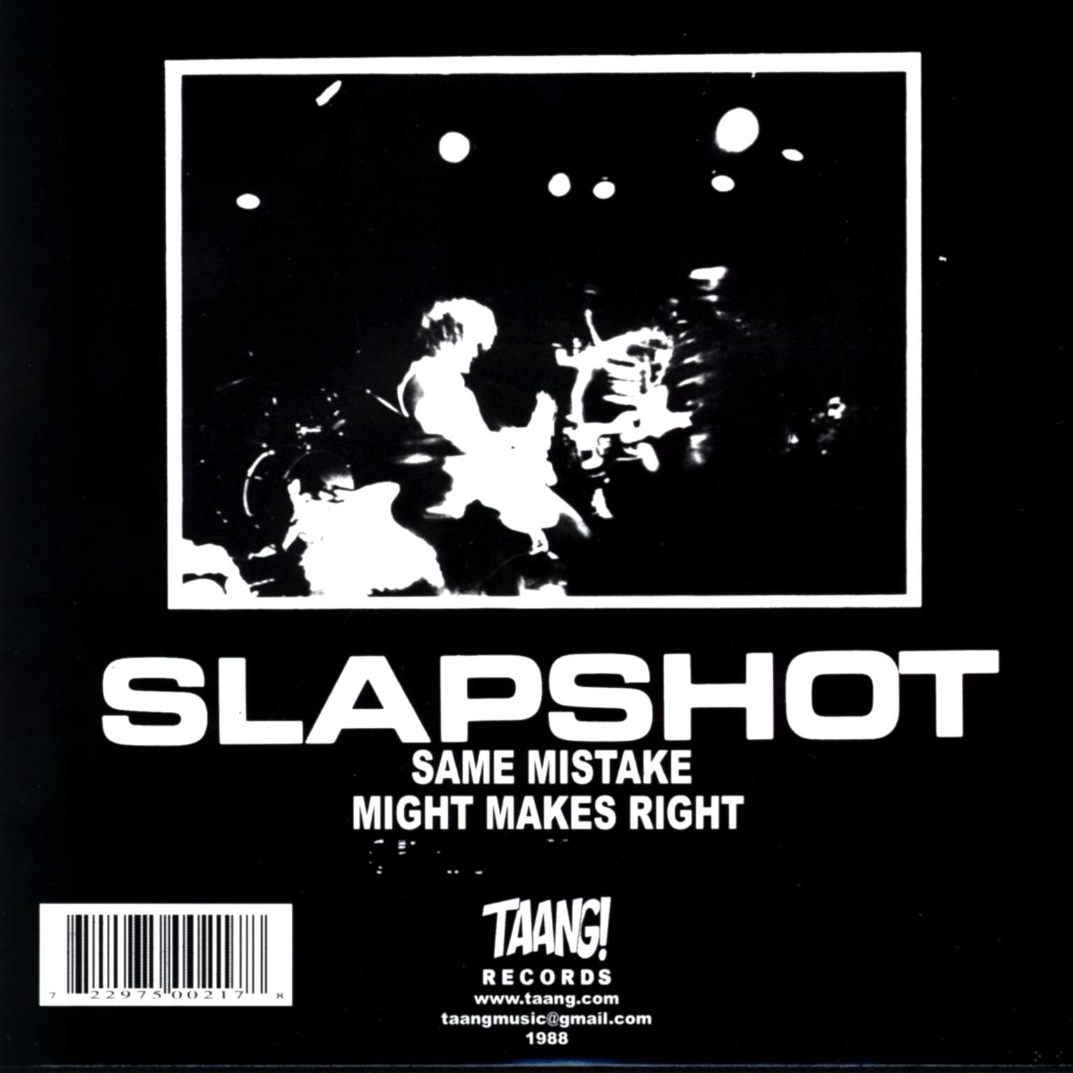Slapshot: Same Mistake / Might Makes Right, 1×7" Single (Vinyl)