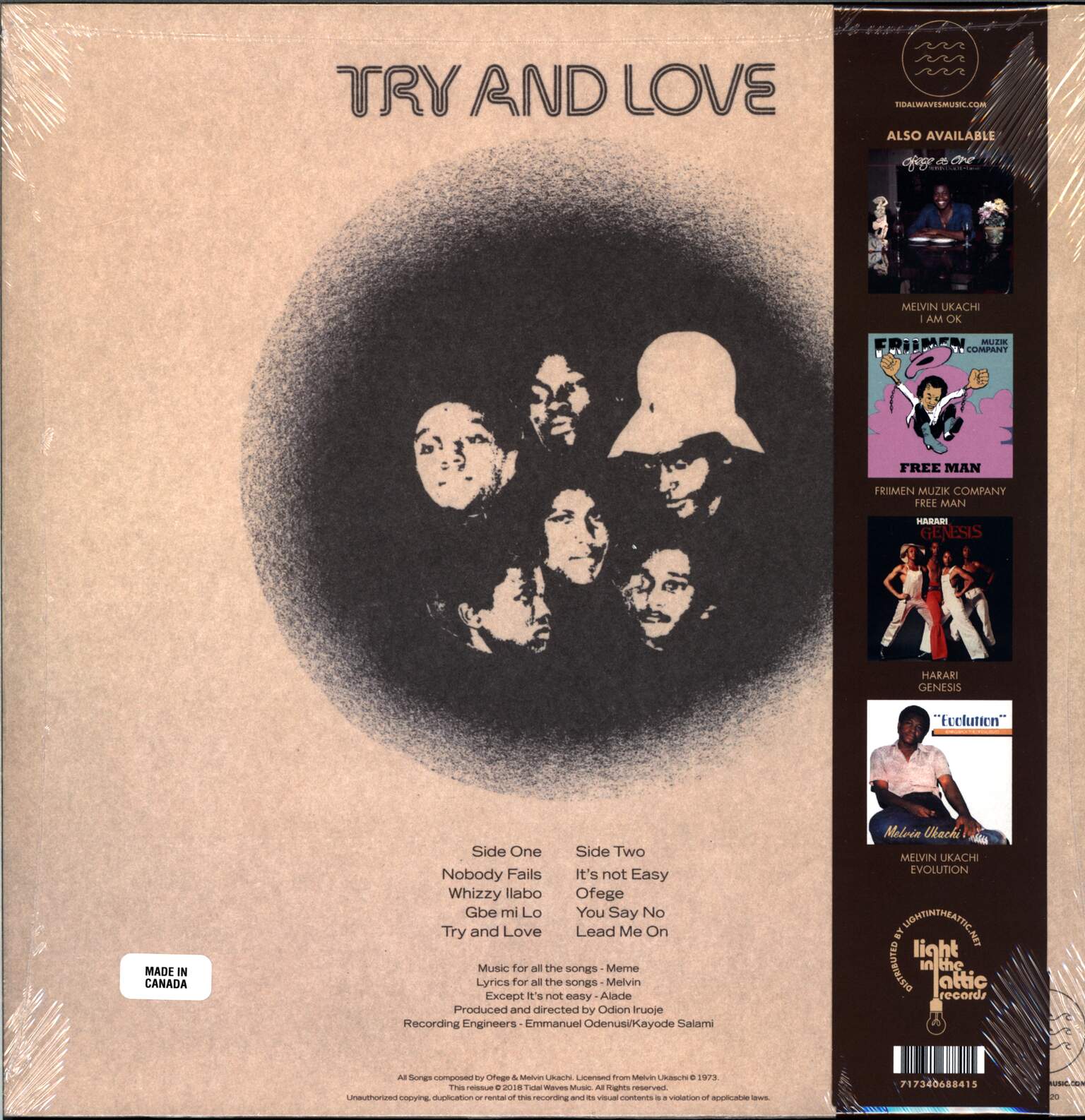 Ofege: Try And Love, 1×LP (Vinyl)