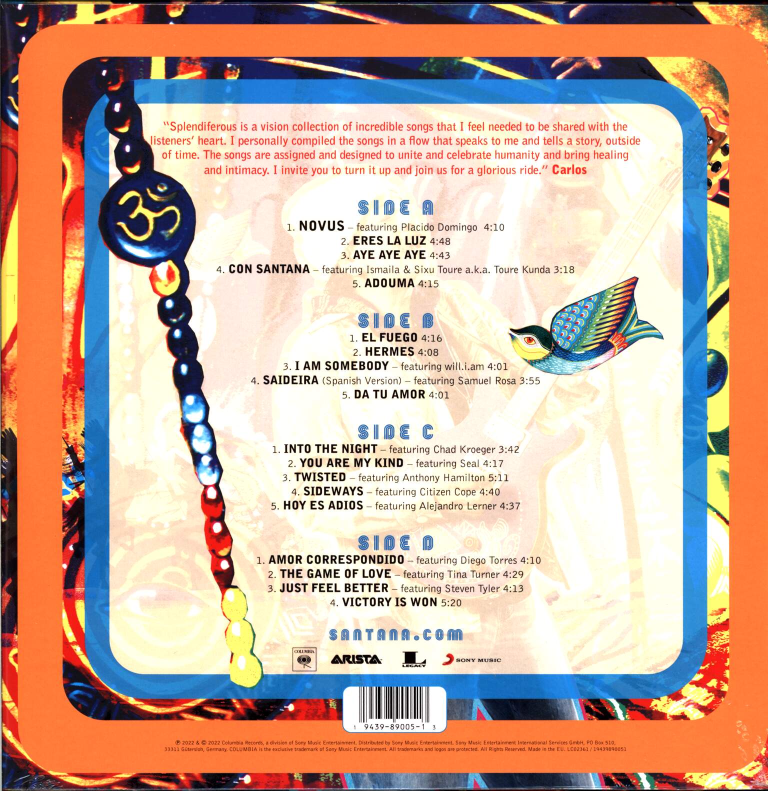 Santana: Splendiferous, 2×LP (Vinyl)