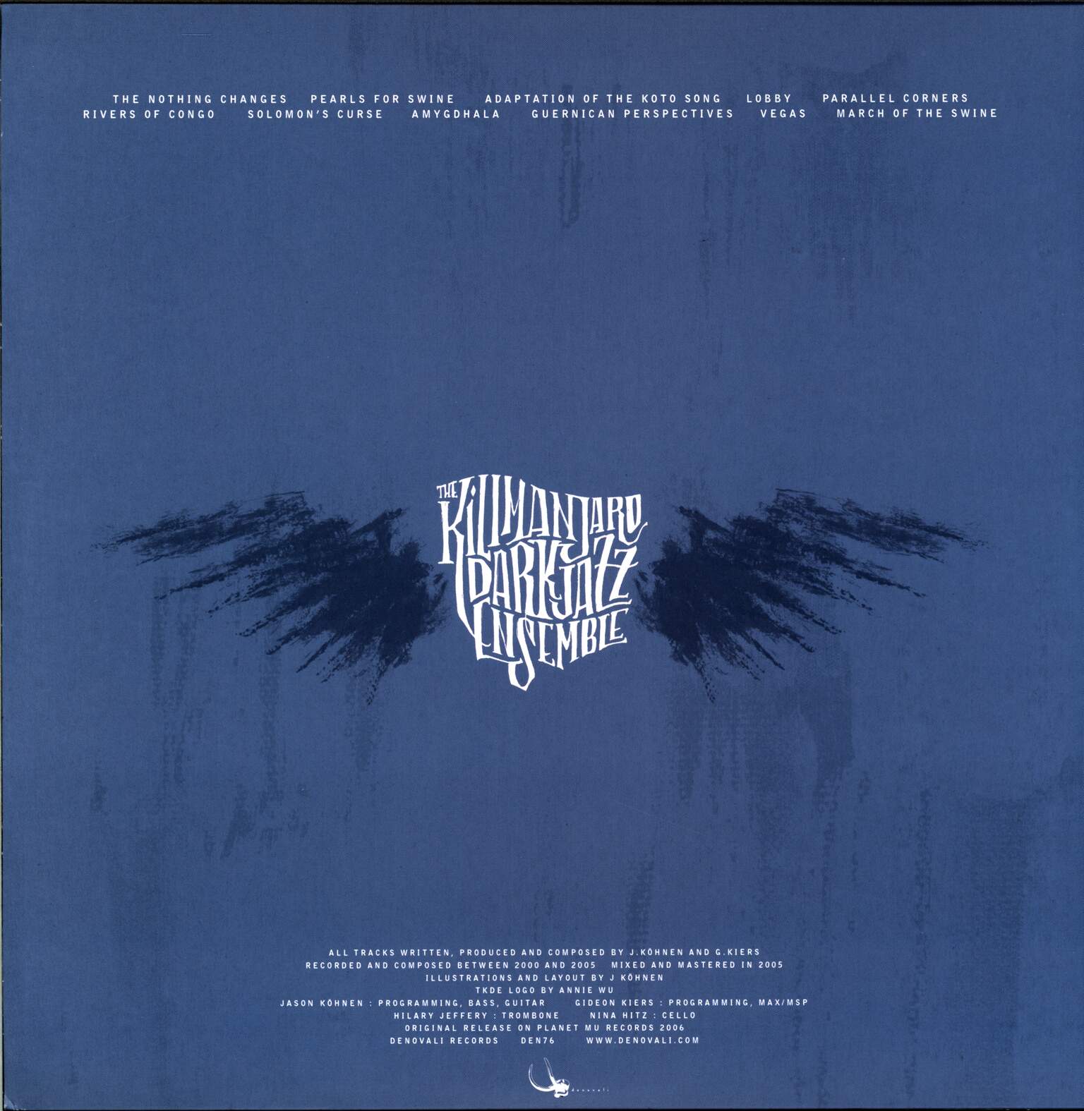 The Kilimanjaro Darkjazz Ensemble: The Kilimanjaro Darkjazz Ensemble, 2×LP (Vinyl)
