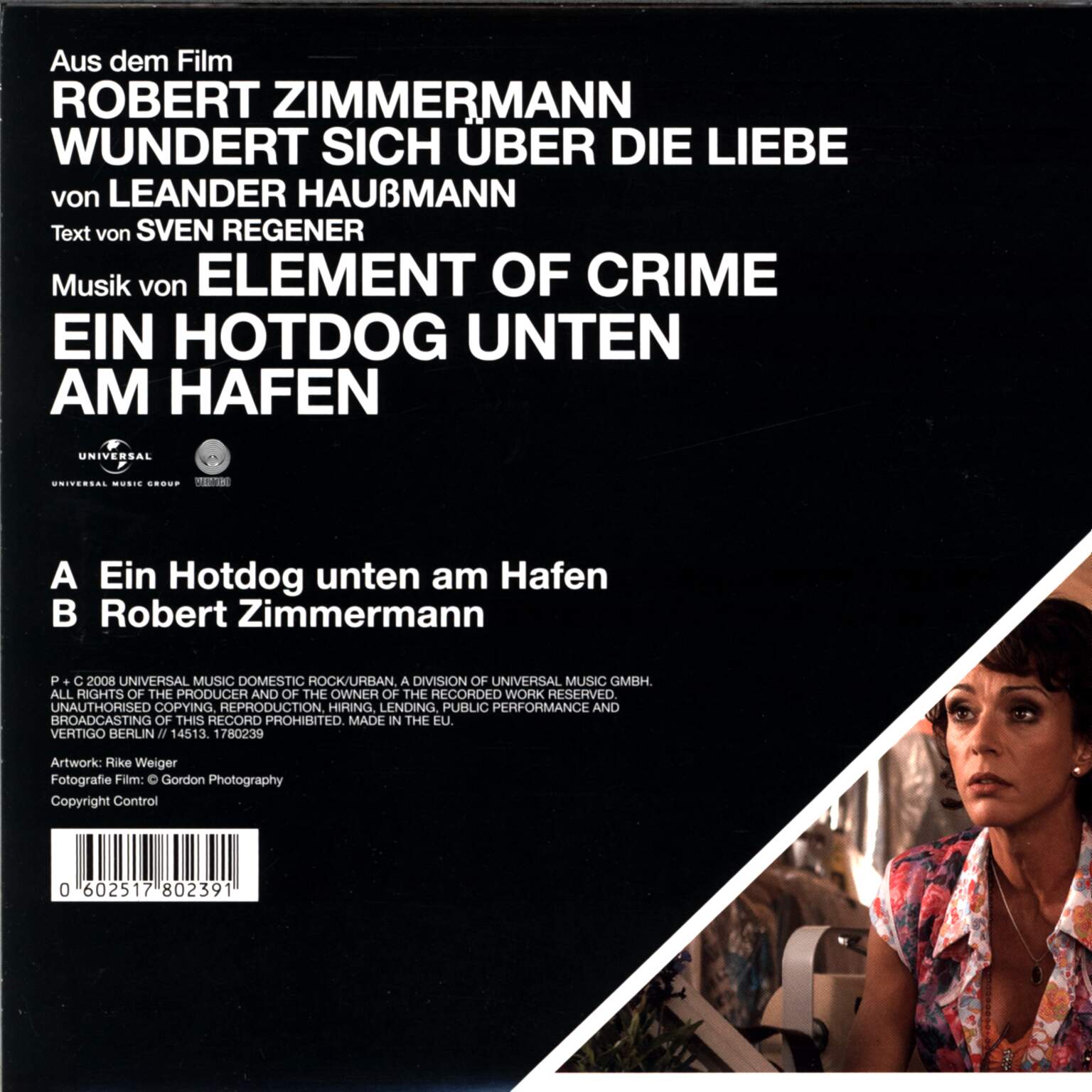 Element Of Crime: Ein Hotdog Unten Am Hafen, 1×7" Single (Vinyl)