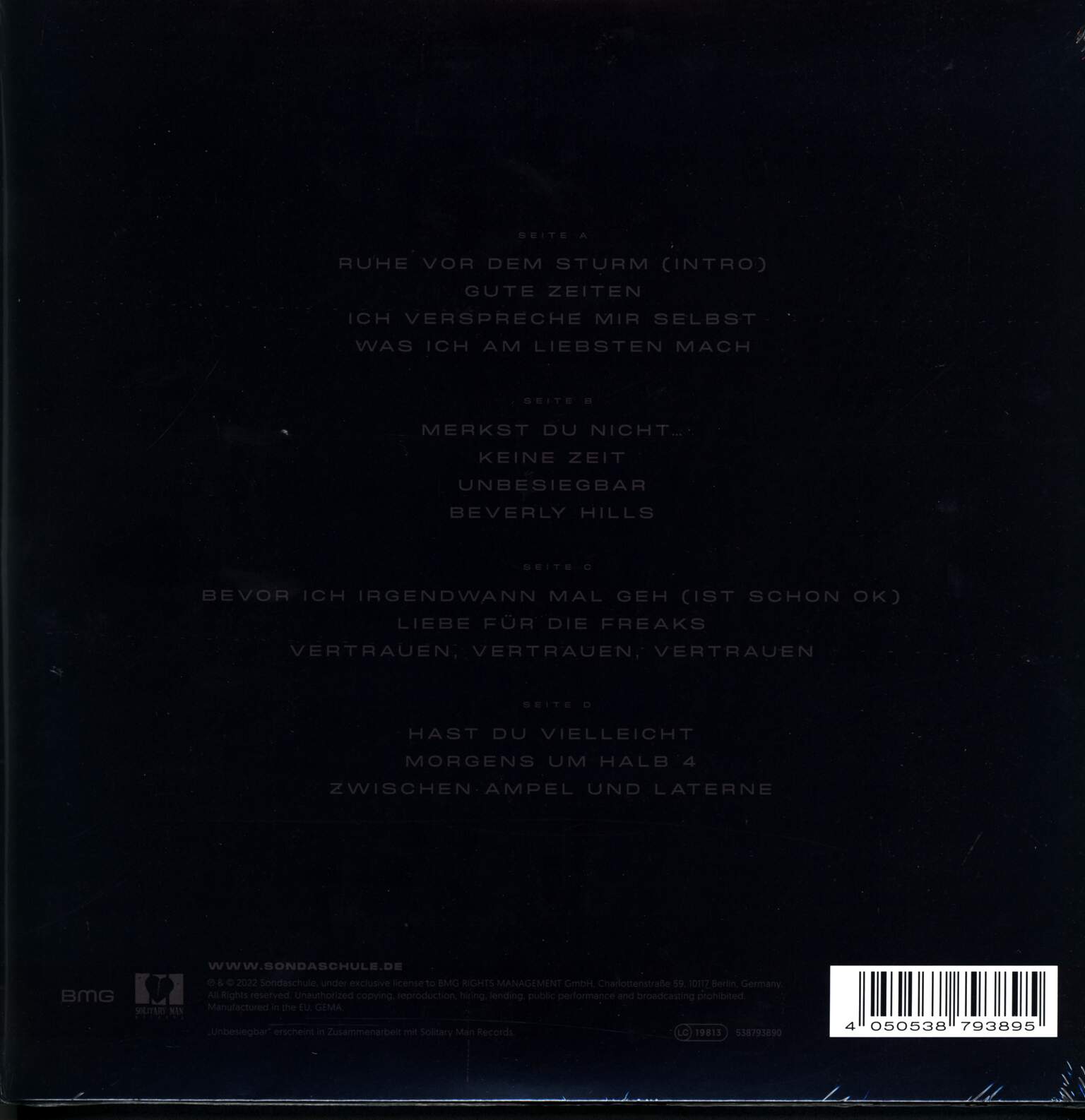 Sondaschule: Unbesiegbar, 2×LP (Vinyl)