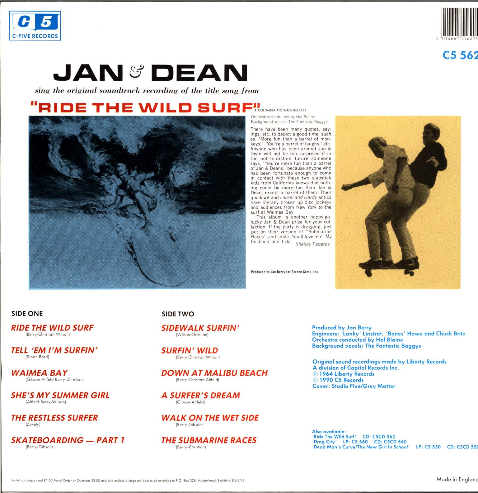 Jan & Dean: Ride The Wild Surf, 1×LP (Vinyl)