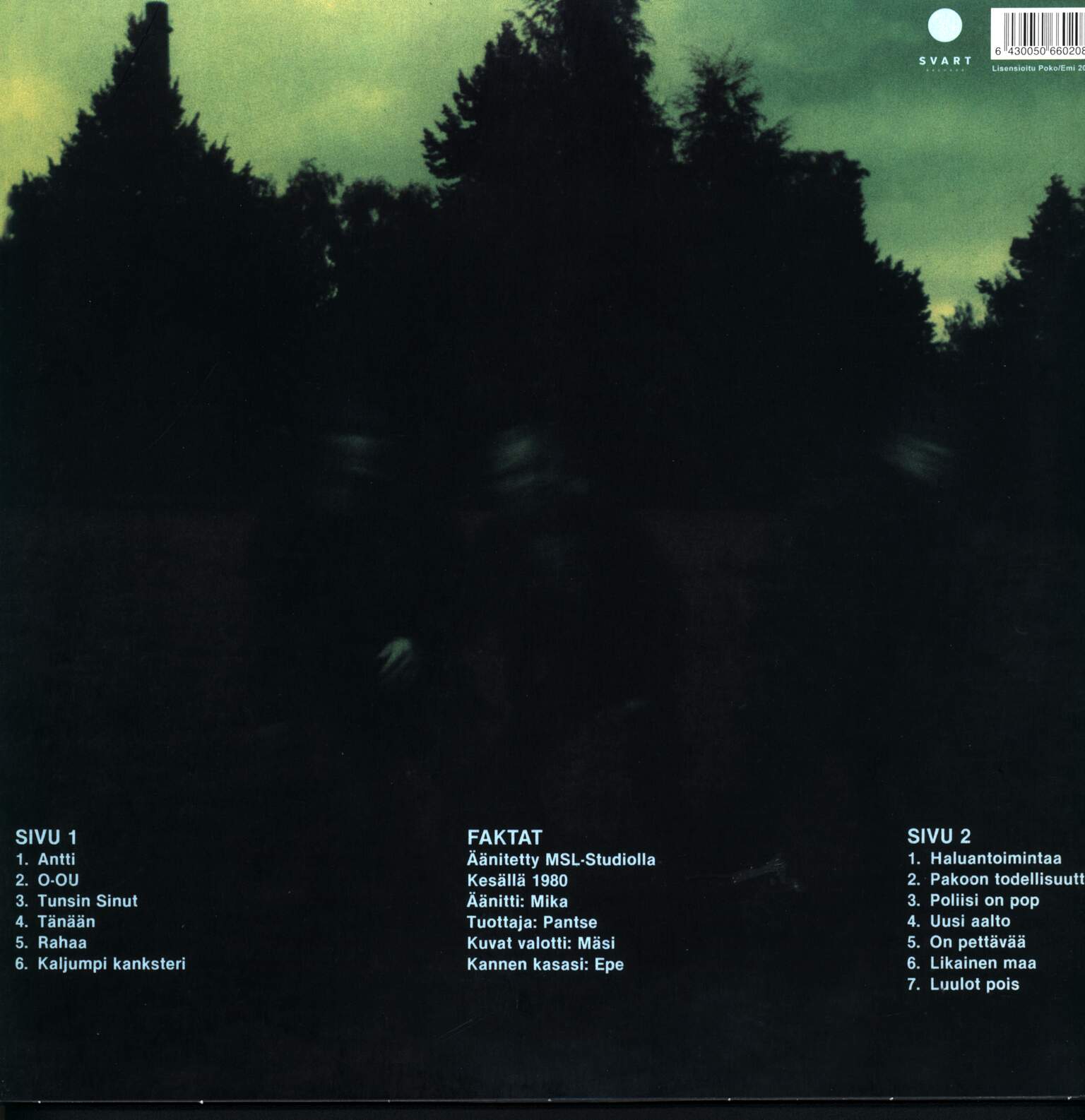 Karanteeni: Anna Palaa, Frank !!, 1×LP (Vinyl)