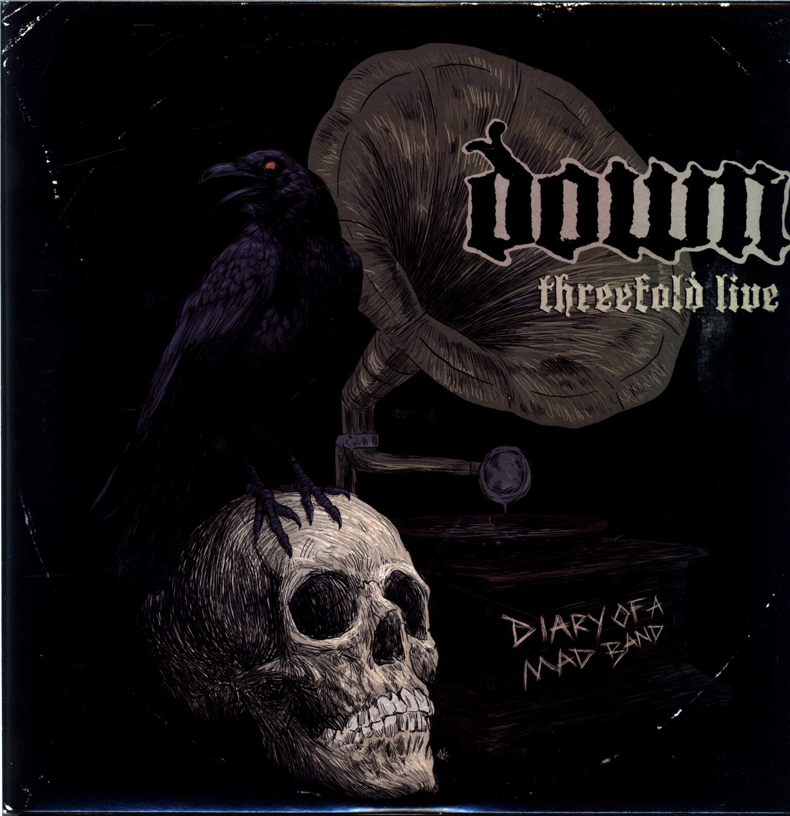 Down: Threefold Live: Diary Of A Mad Band, 3×LP (Vinyl), 1×DVD