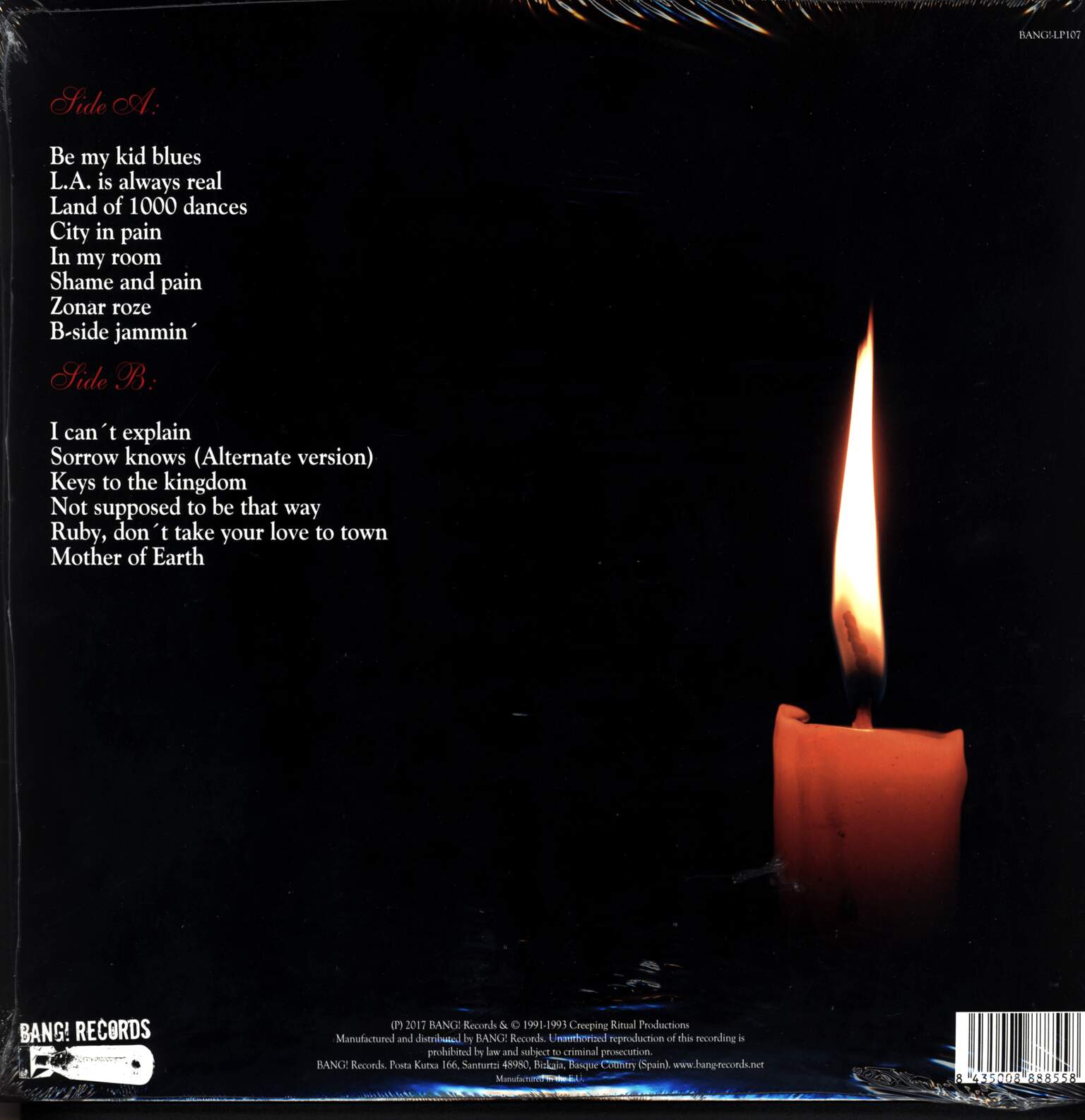 The Gun Club: In My Room, 1×LP (Vinyl)