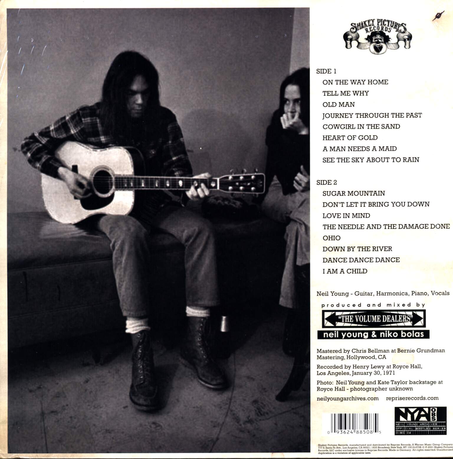 Neil Young: Royce Hall 1971, 1×LP (Vinyl)