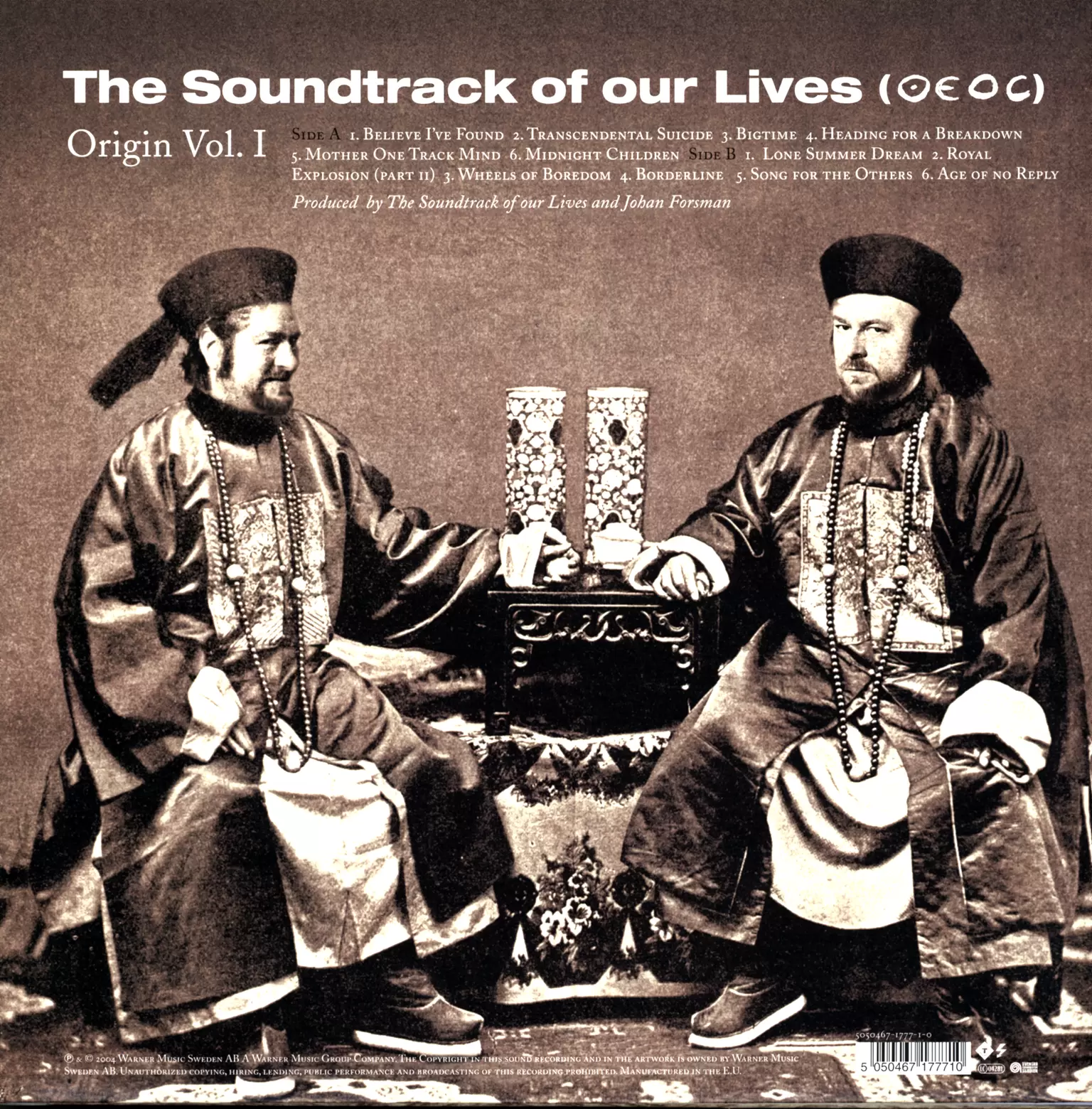 The Soundtrack Of Our Lives: Origin Vol. 1, 1×LP (Vinyl)