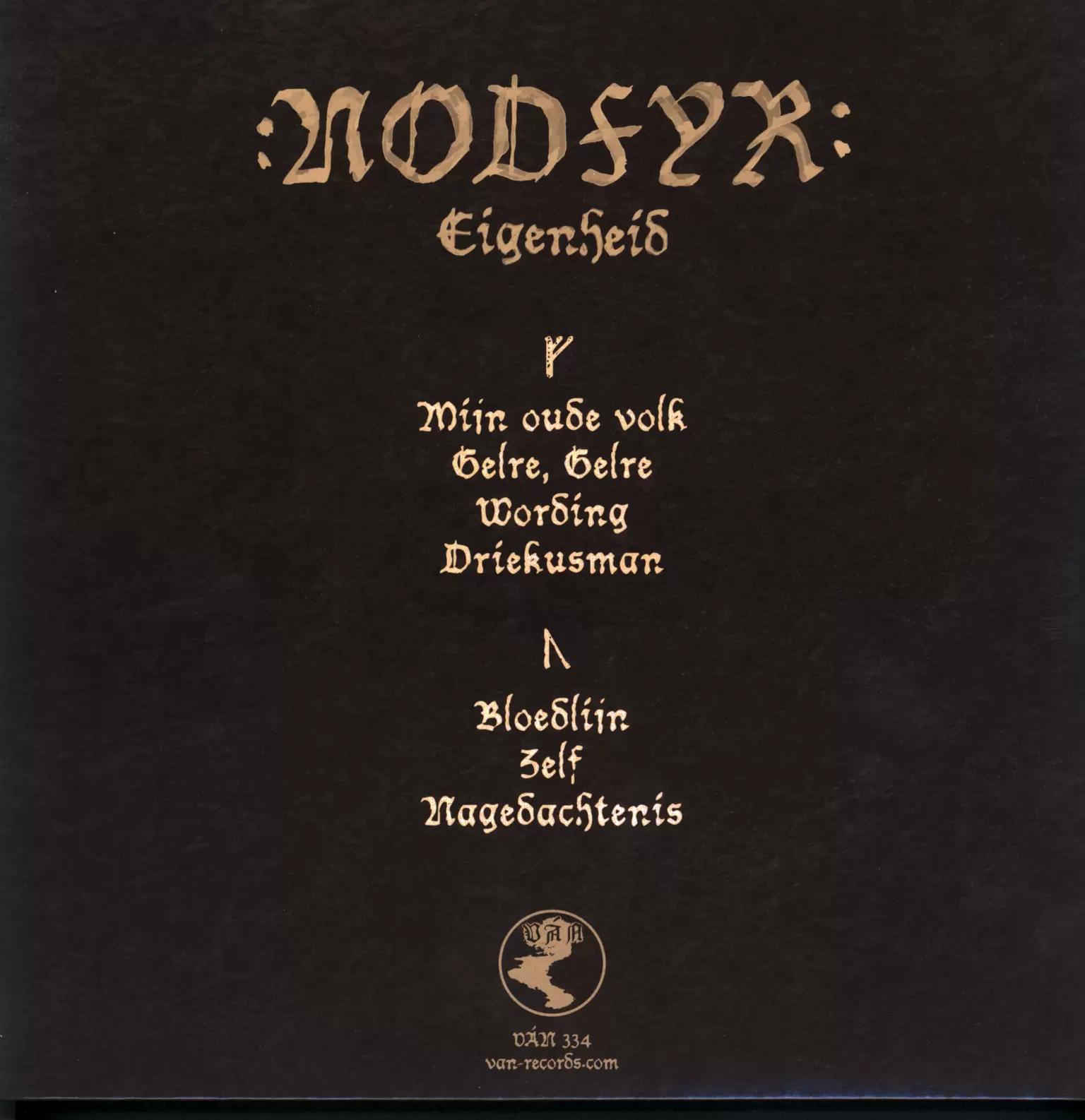 :Nodfyr:: Eigenheid, 1×LP (Vinyl)
