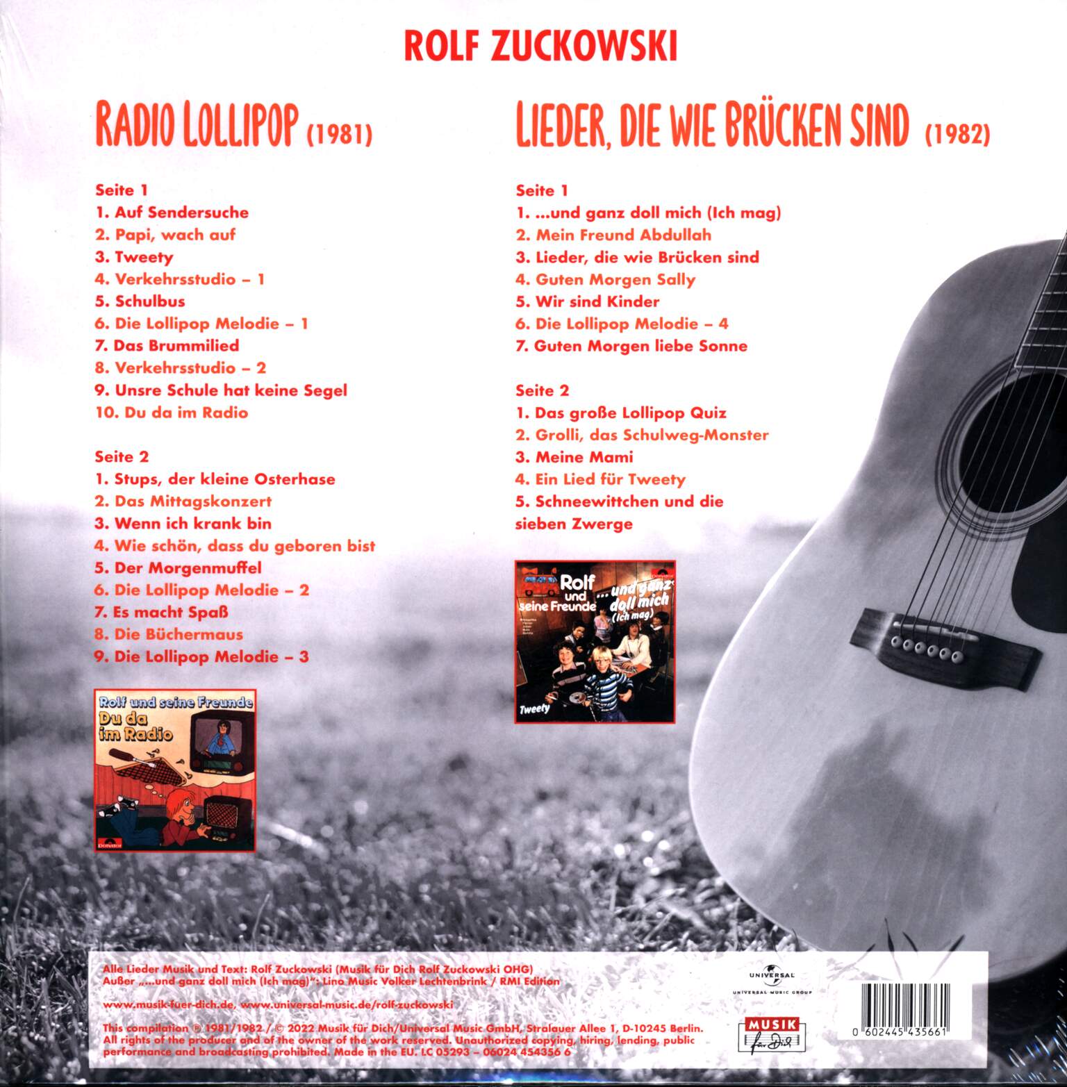 Rolf Zuckowski: ...und ganz doll Vinyl, 2×LP (Vinyl)