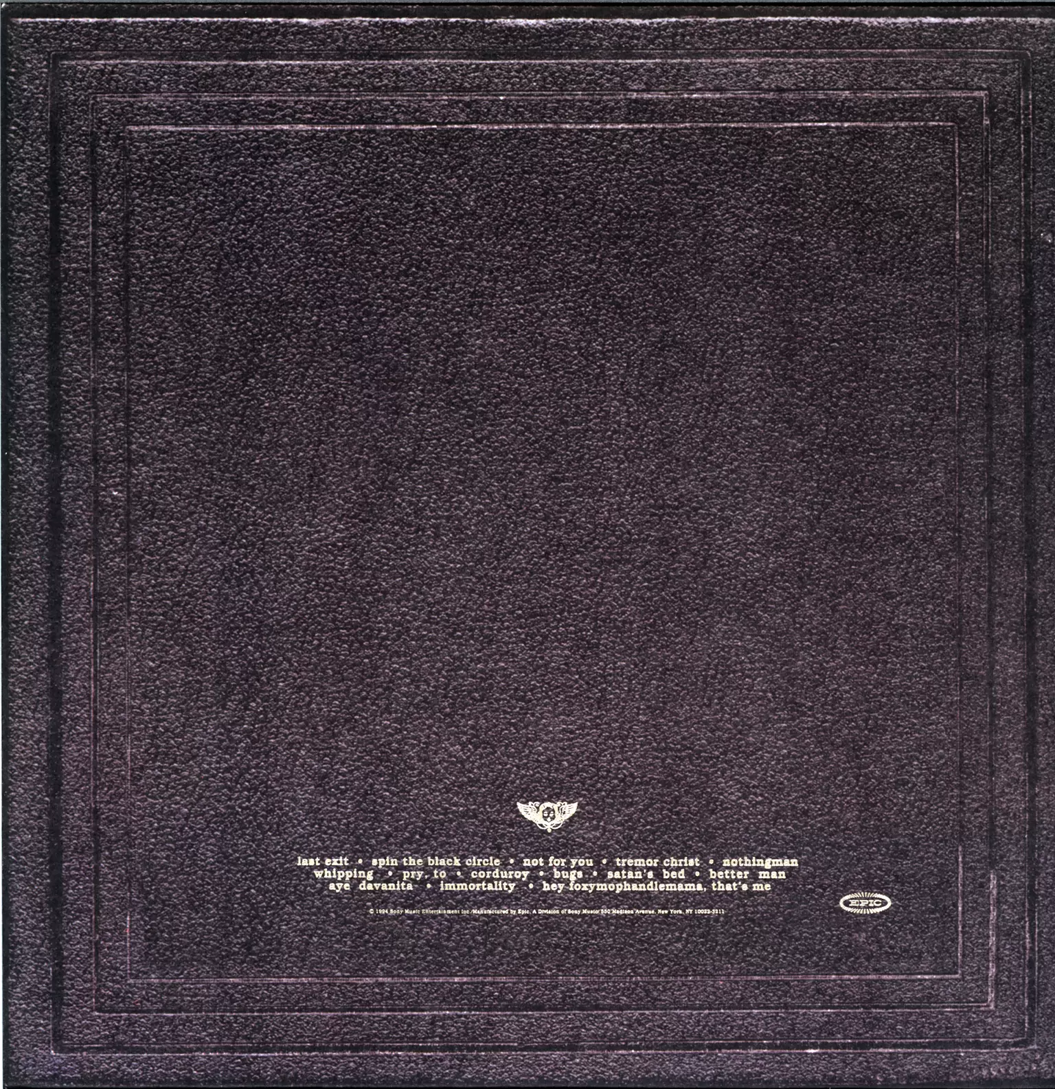 Pearl Jam: Vitalogy, 1×LP (Vinyl)