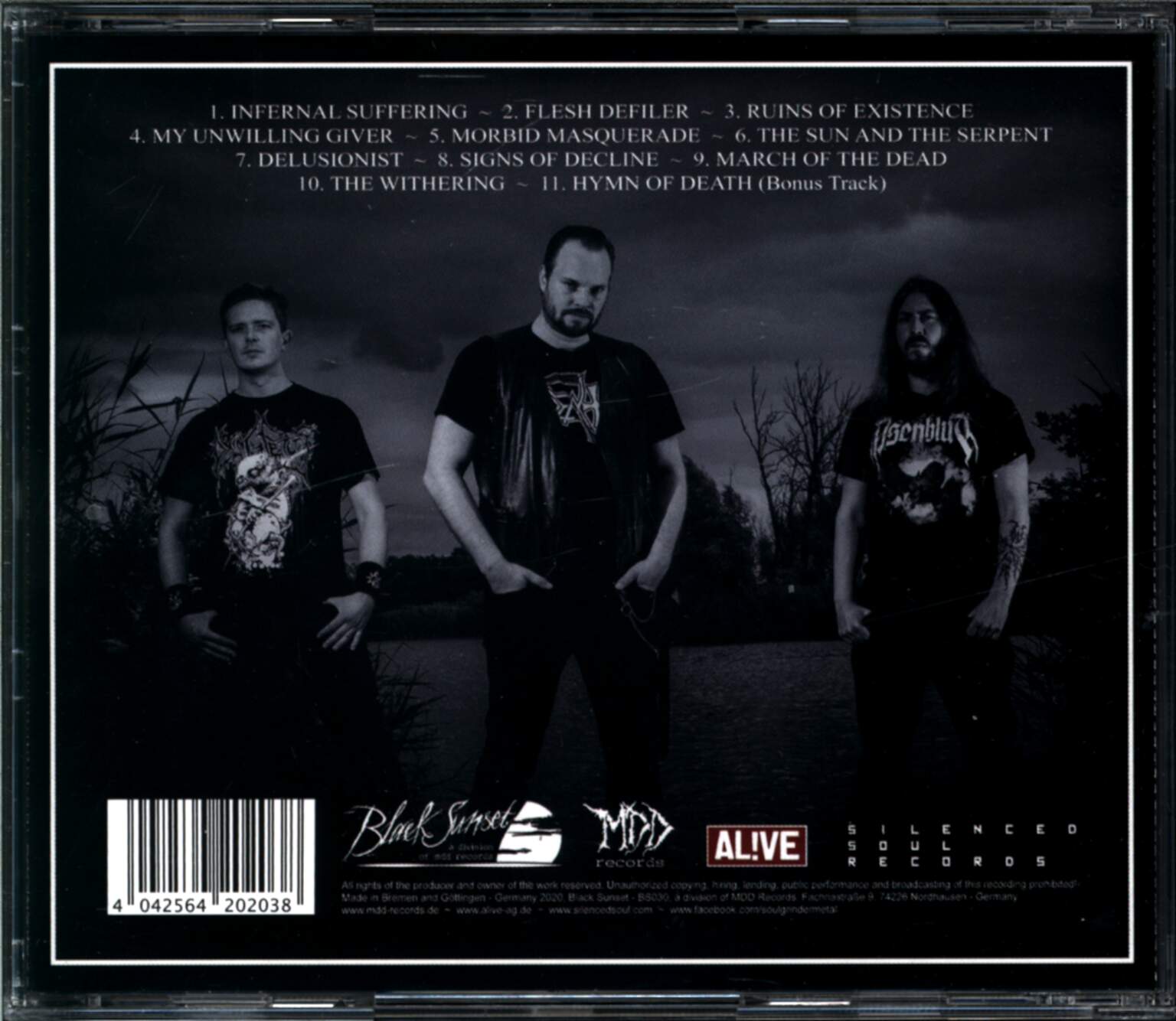 Soul Grinder: Chronicles Of Decay, 1×CD