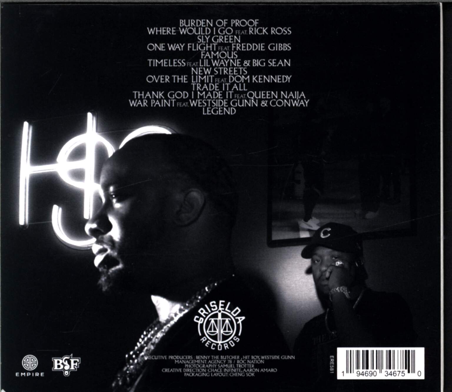 Benny: Burden Of Proof, 1×CD