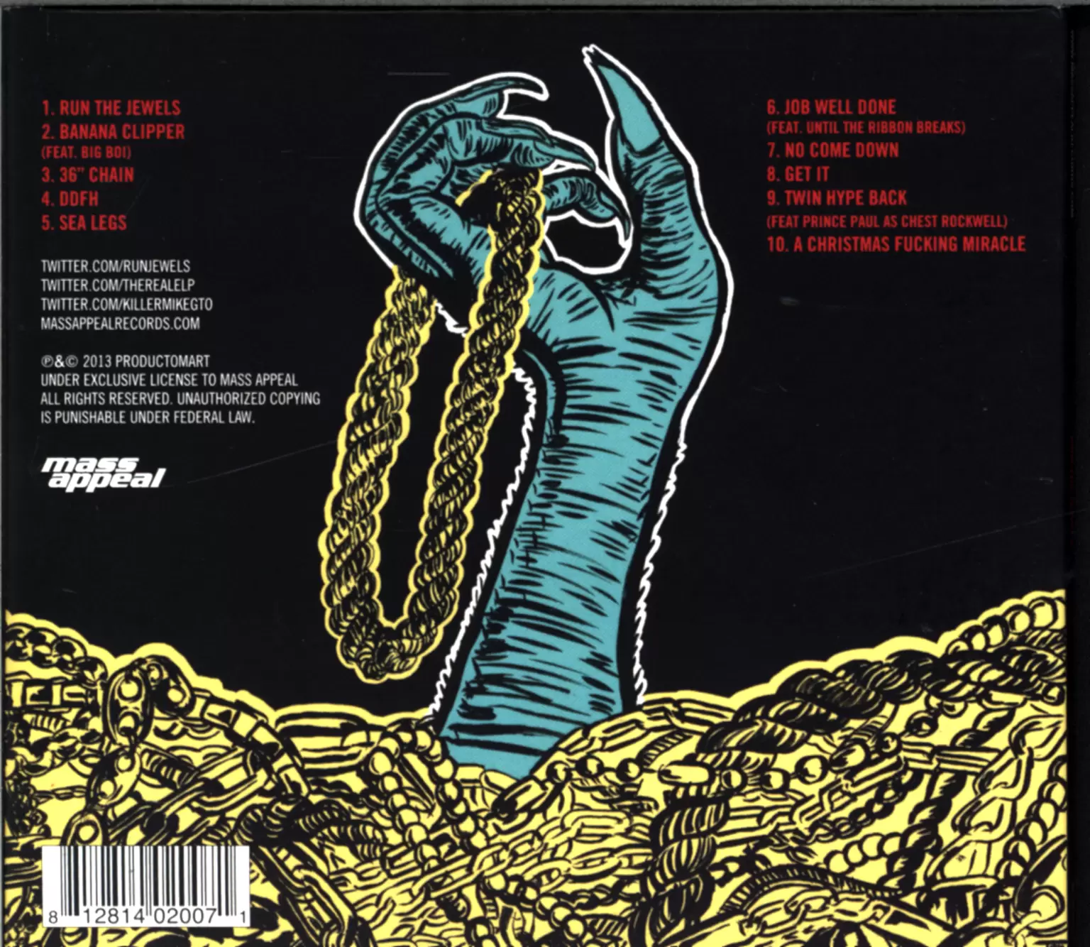 Run The Jewels: Run The Jewels, 1×CD