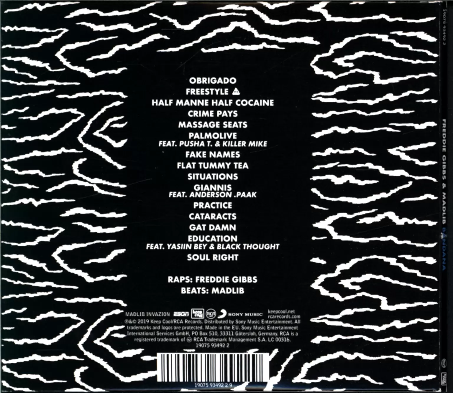 Freddie Gibbs: Bandana, 1×CD