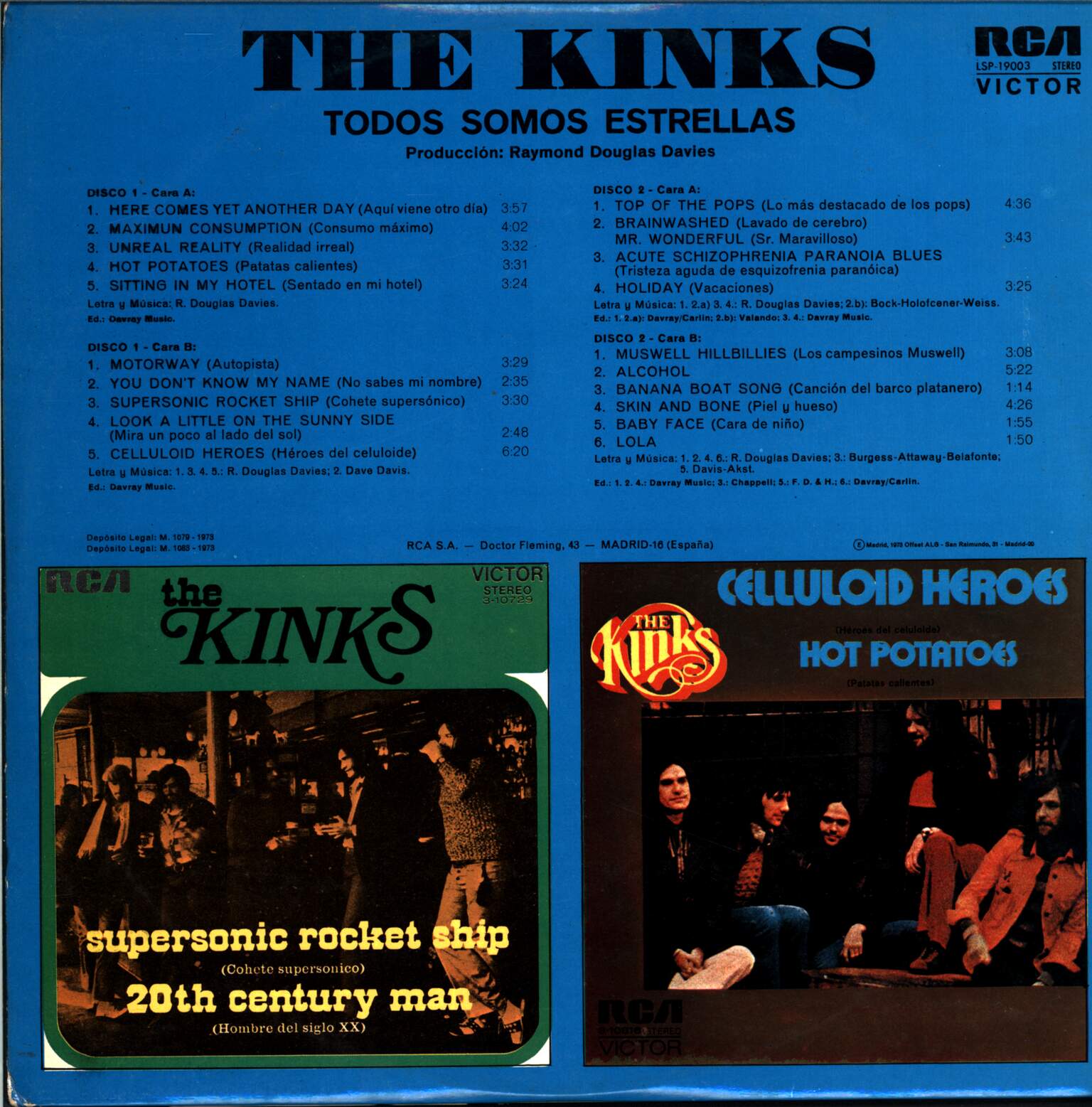 The Kinks: Todos Somos Estrellas, 2×LP (Vinyl)