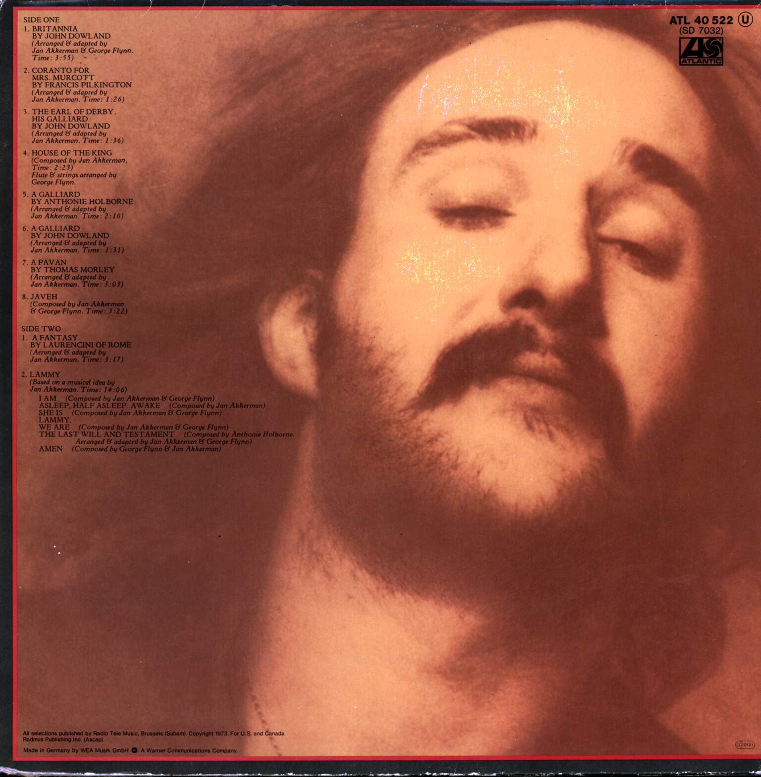 Jan Akkerman: Tabernakel, 1×LP (Vinyl)