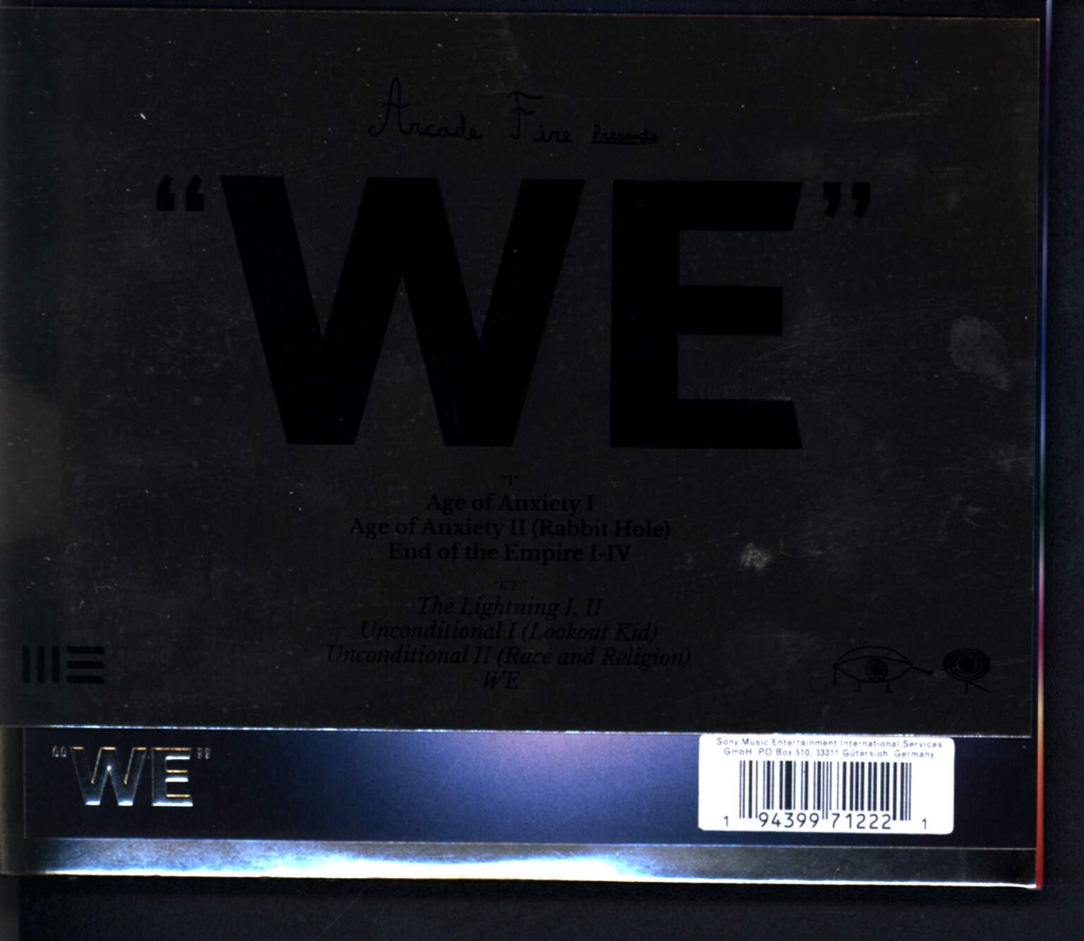Arcade Fire: We, 1×CD