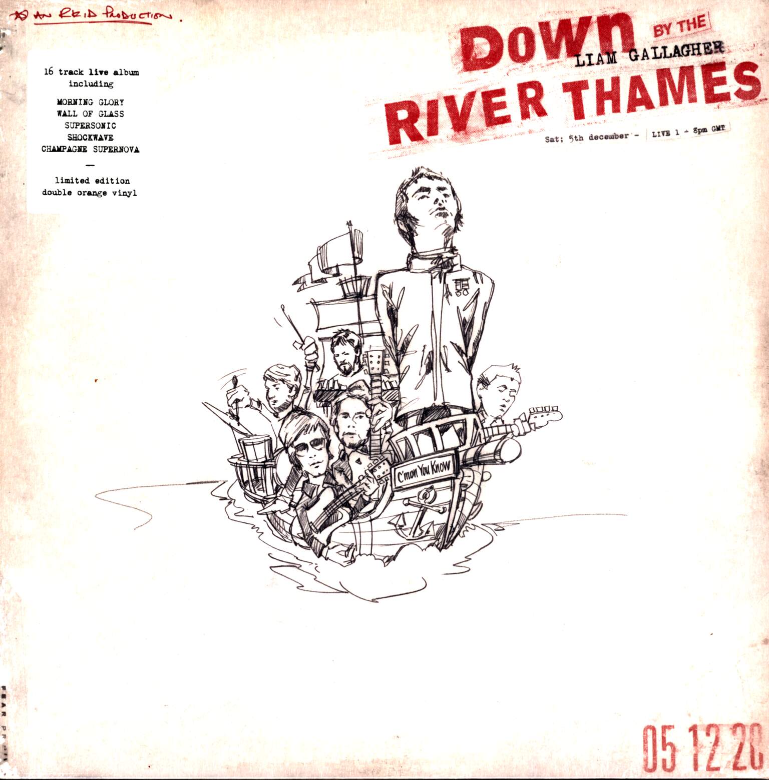 Liam Gallagher: Down By The River Thames, 2×LP (Vinyl)