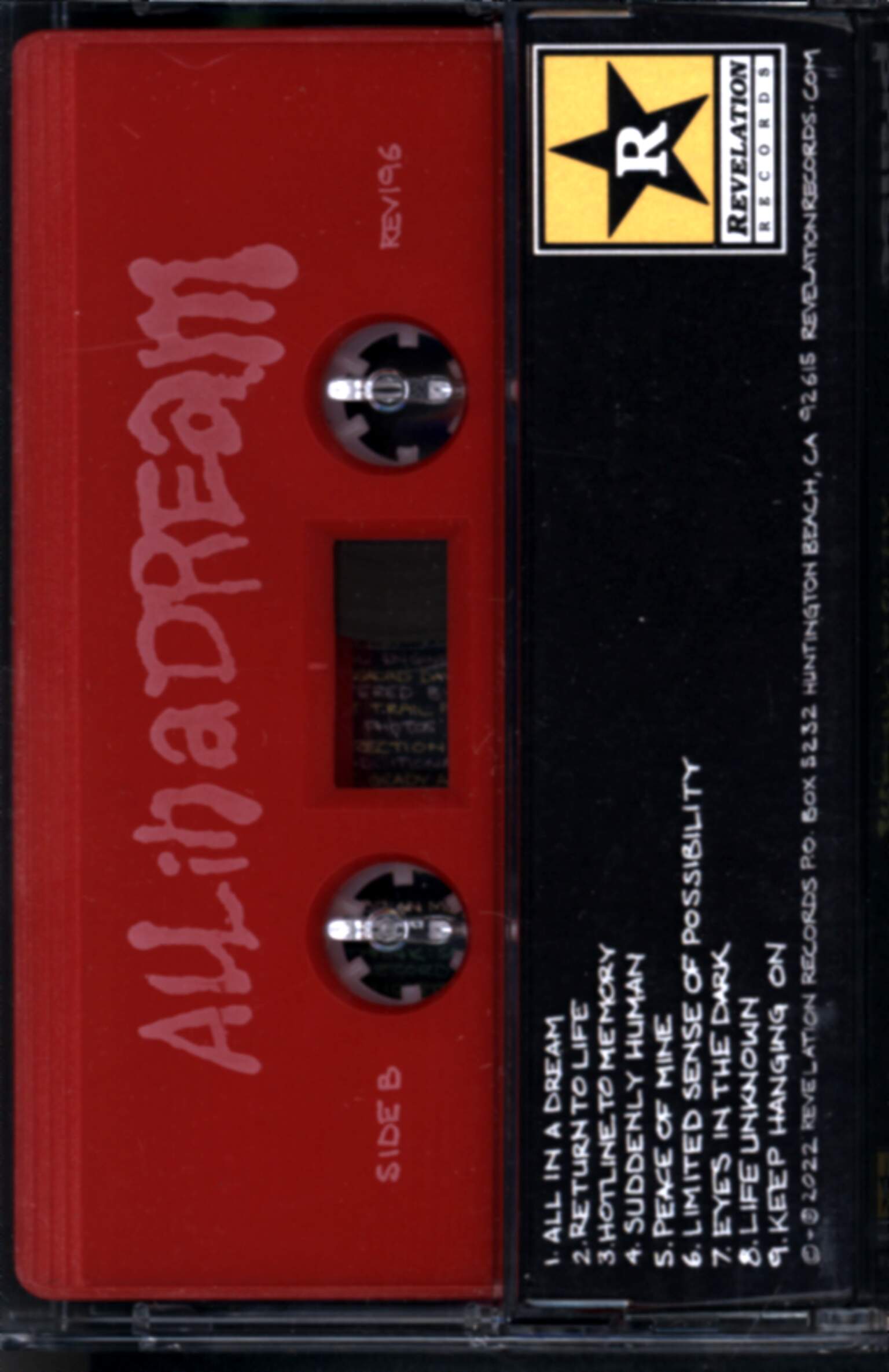 Praise: All In A Dream, 1×Tape