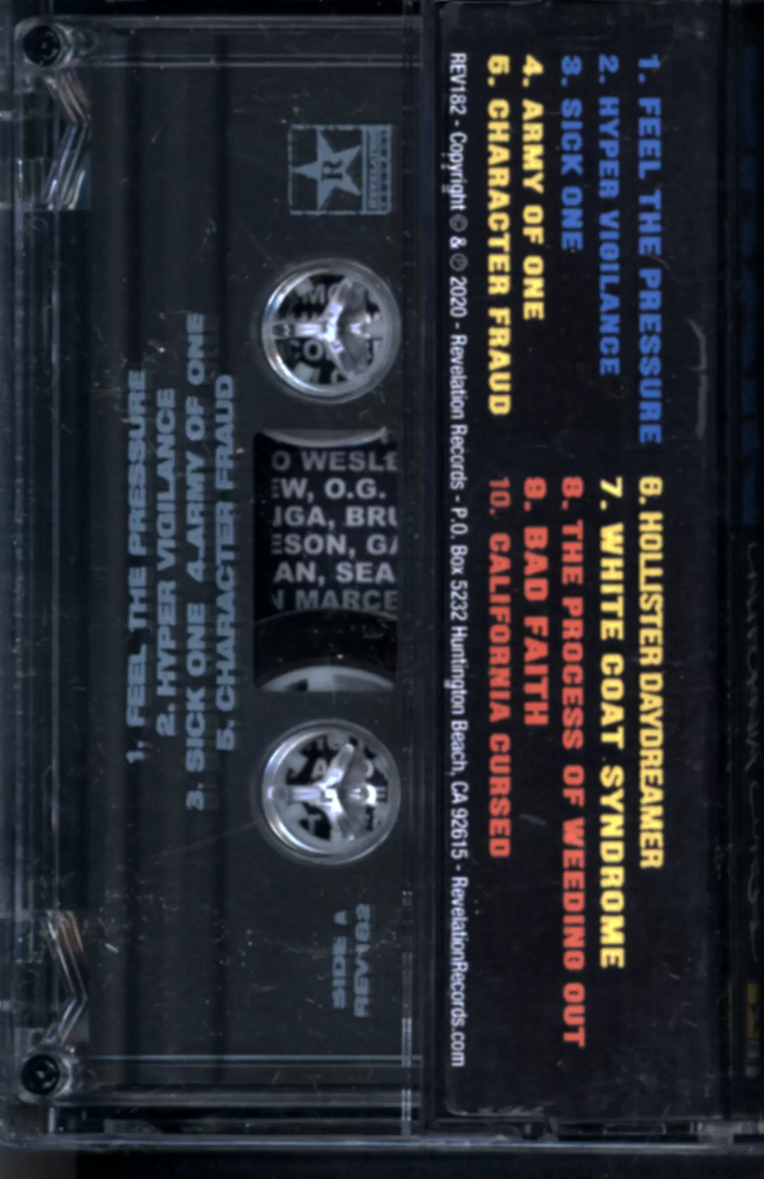 Drain: California Cursed, 1×Tape