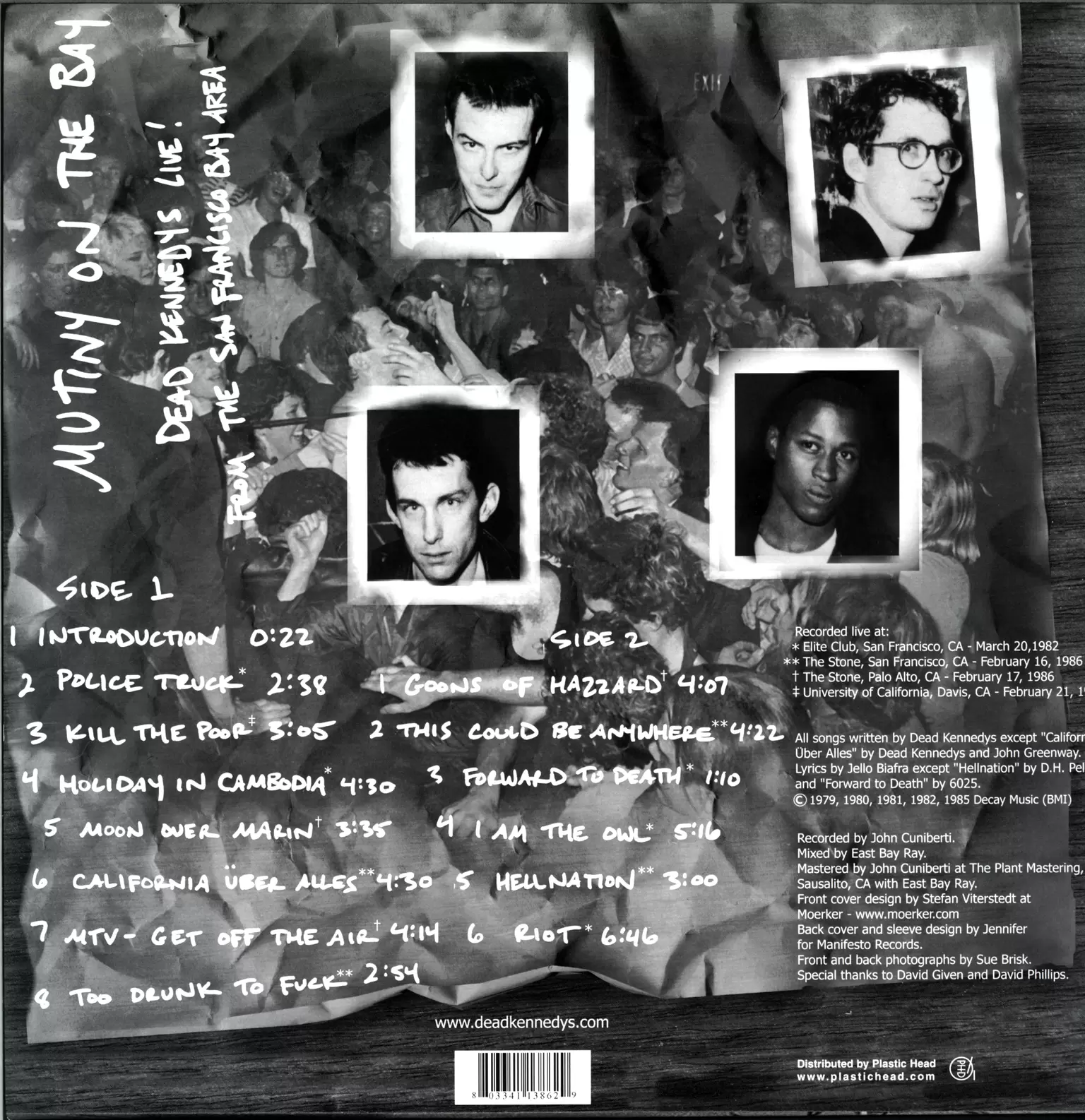 Dead Kennedys: Mutiny On The Bay, 1×LP (Vinyl)