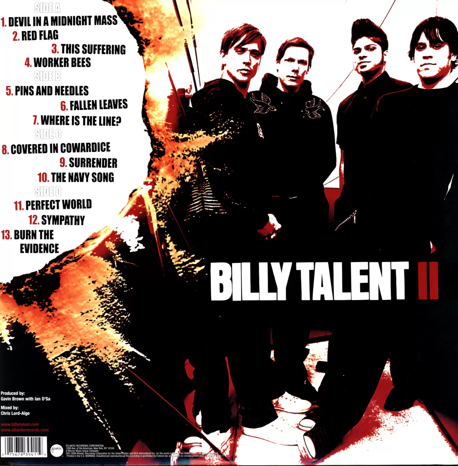Billy Talent: Billy Talent II, 2×LP (Vinyl)