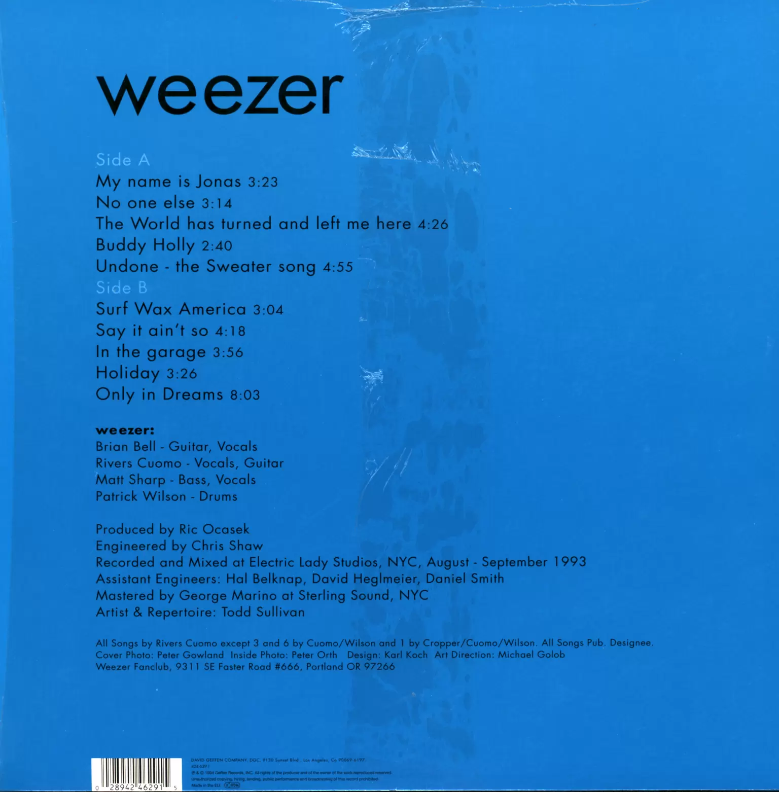 Weezer: Weezer, 1×LP (Vinyl)