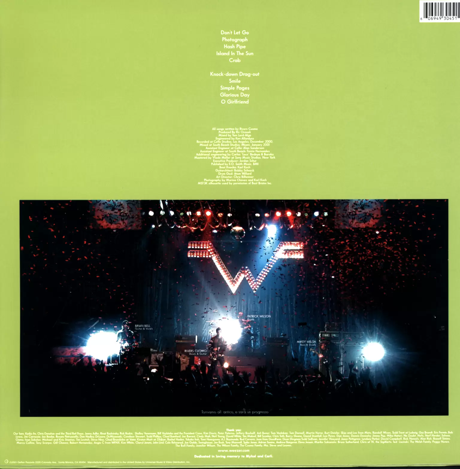 Weezer: Weezer, 1×LP (Vinyl)