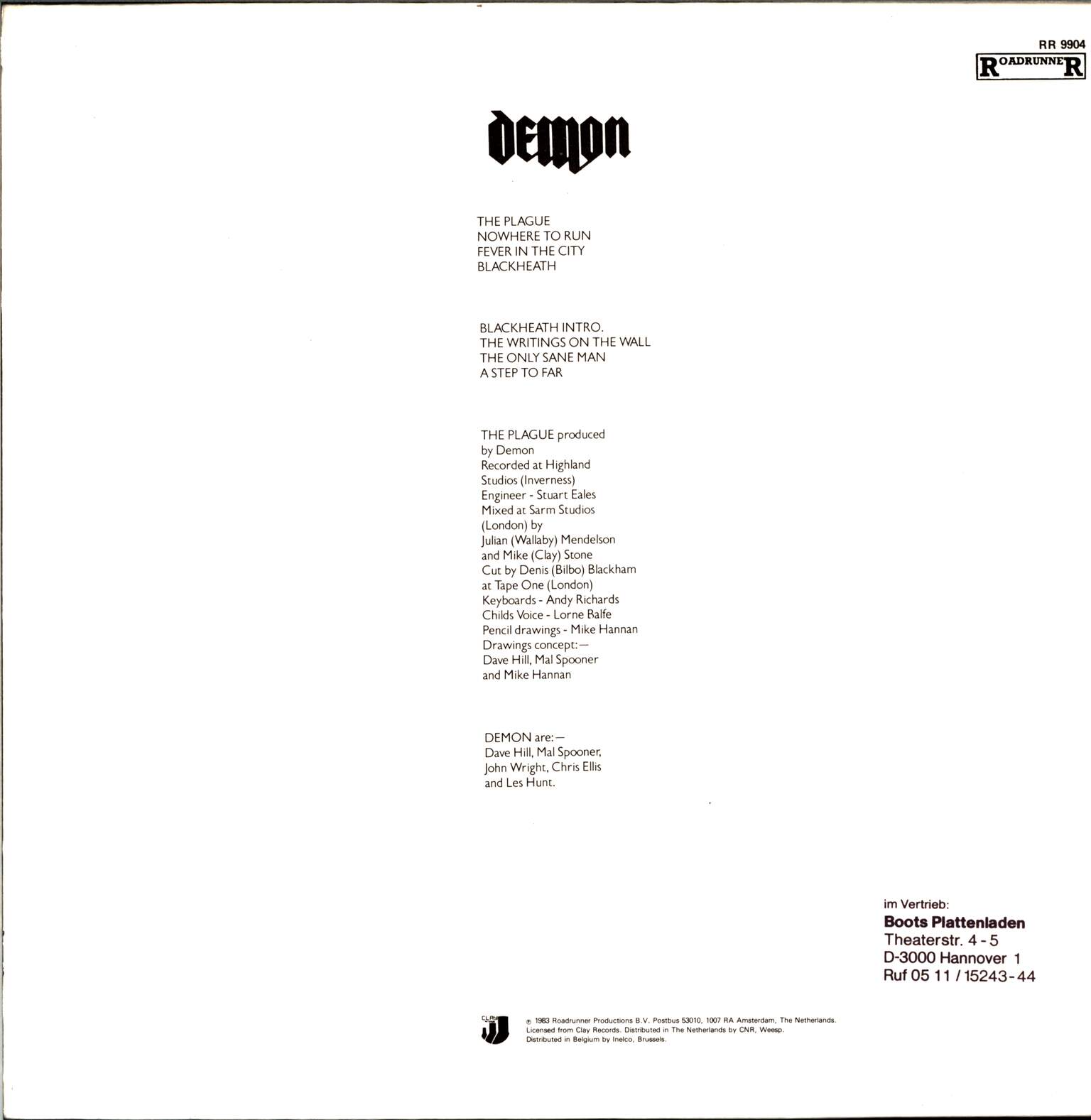 Demon: The Plague, 1×LP (Vinyl)