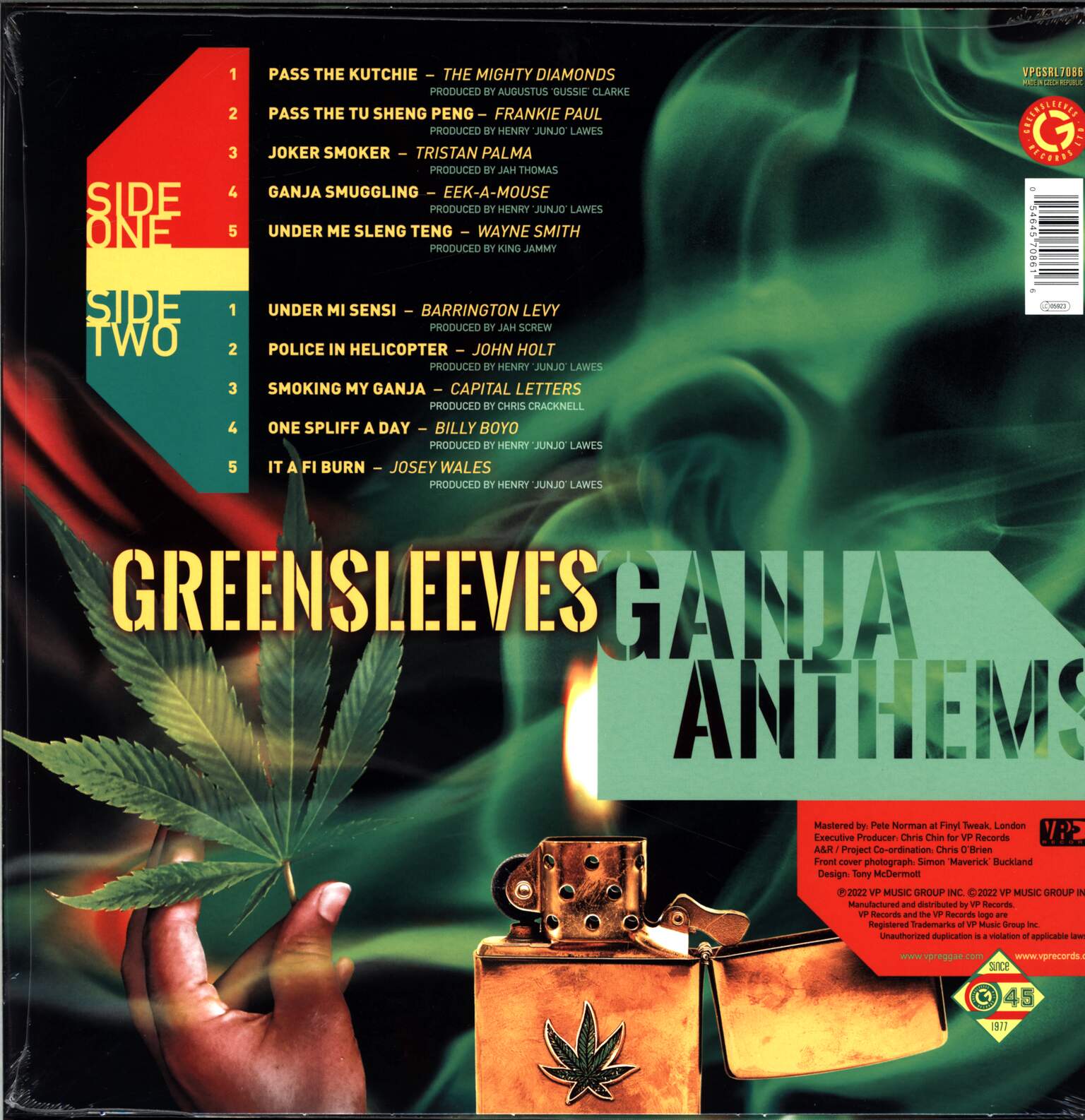 Various: Greensleeves Ganja Anthems, 1×LP (Vinyl)