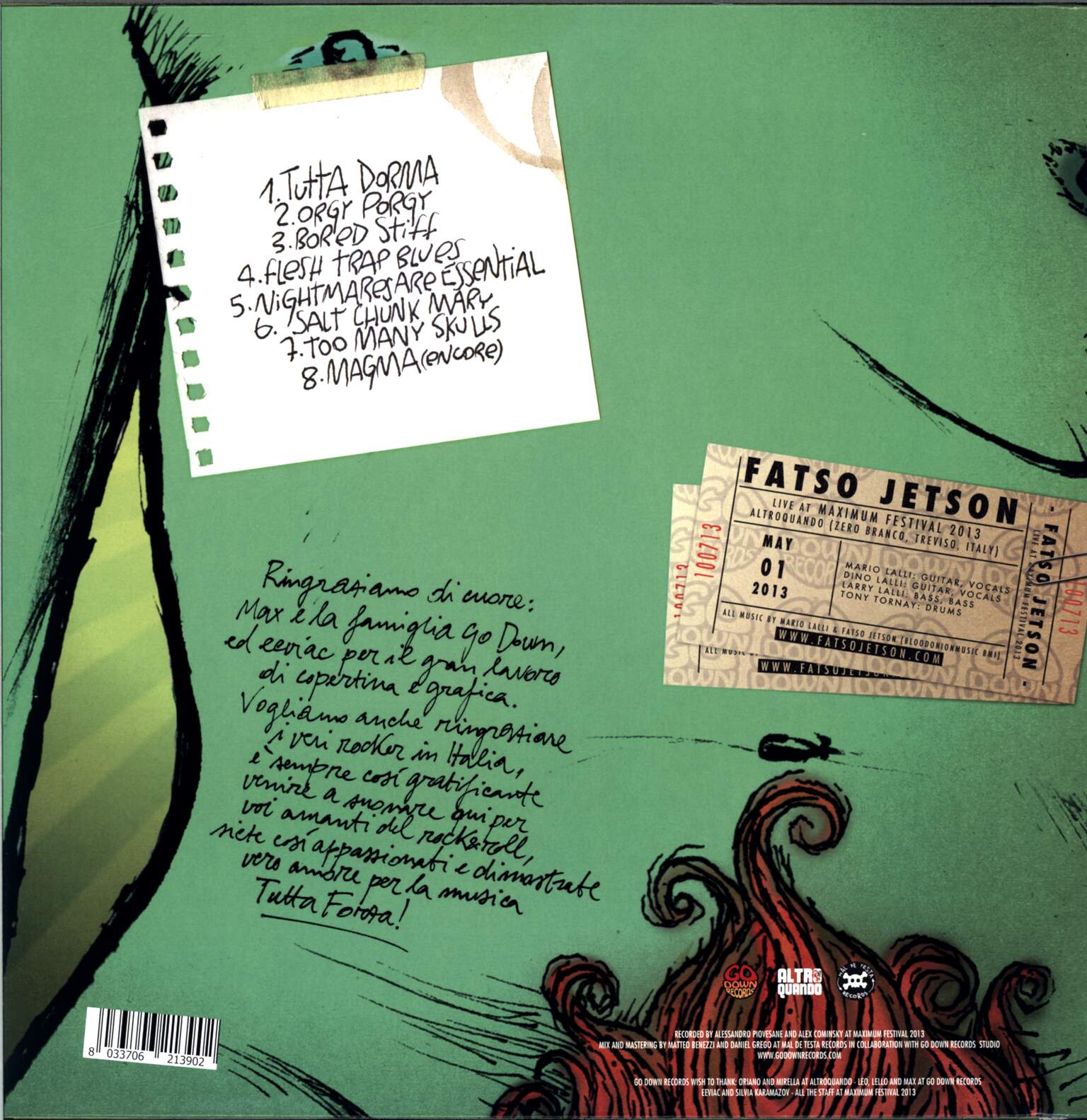 Fatso Jetson: Live At Maximum Festival, 1×LP (Vinyl)