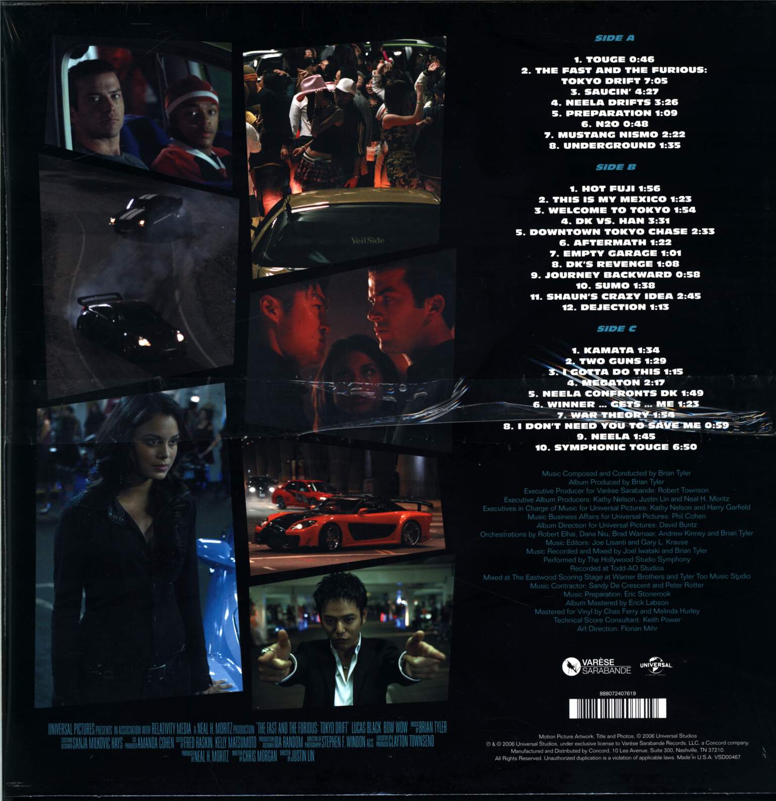 Brian Tyler: The Fast & Furious: Tokyo Drift Score, 2×LP (Vinyl)