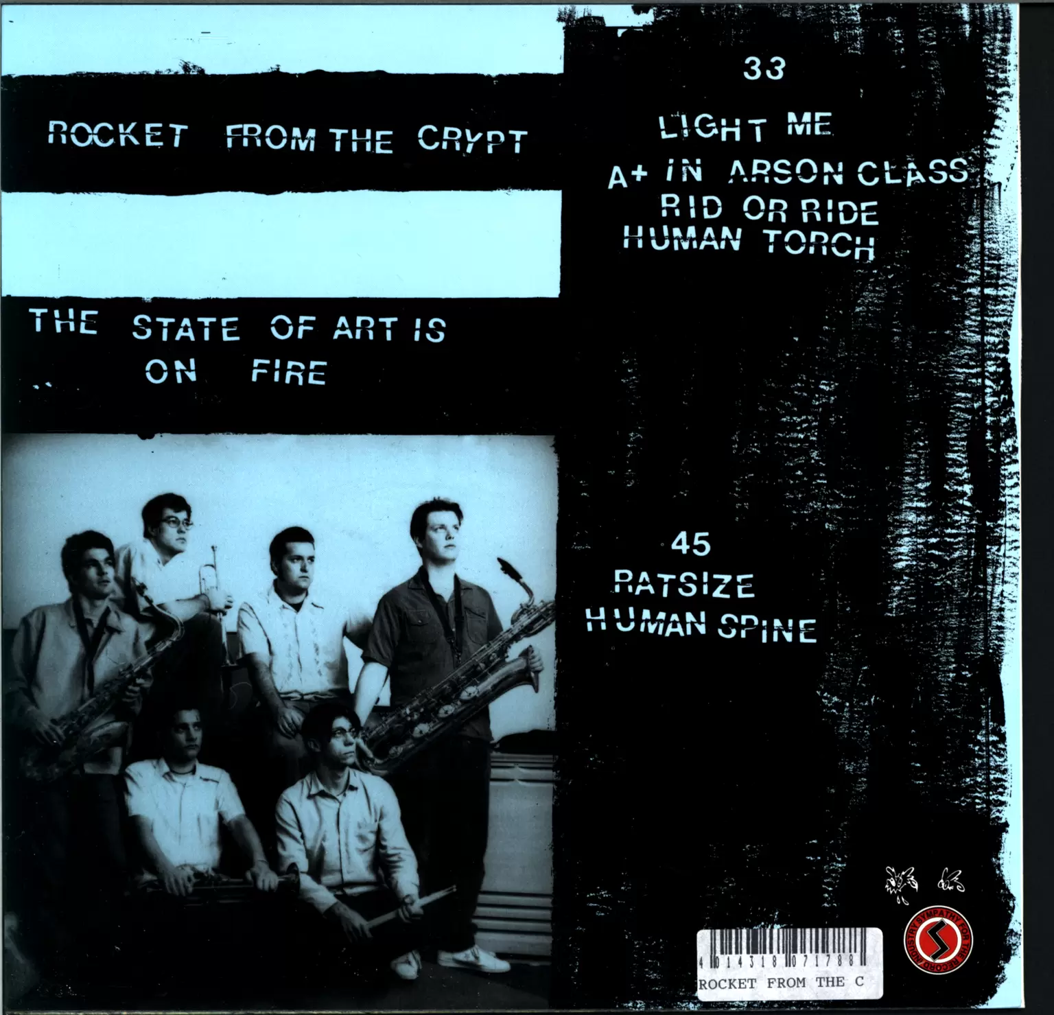 Rocket From the Crypt: The State Of Art Is On Fire, 1×10" Vinyl EP
