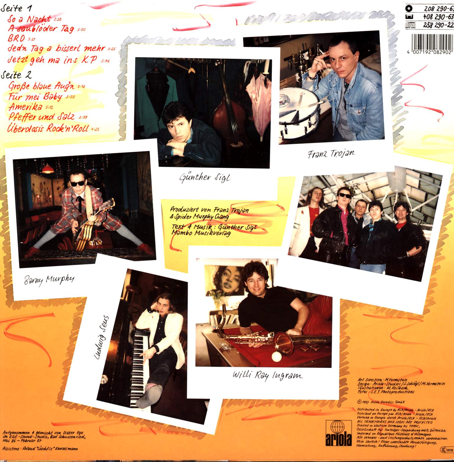 Spider Murphy Gang: Überdosis Rock'n'Roll, 1×LP (Vinyl)