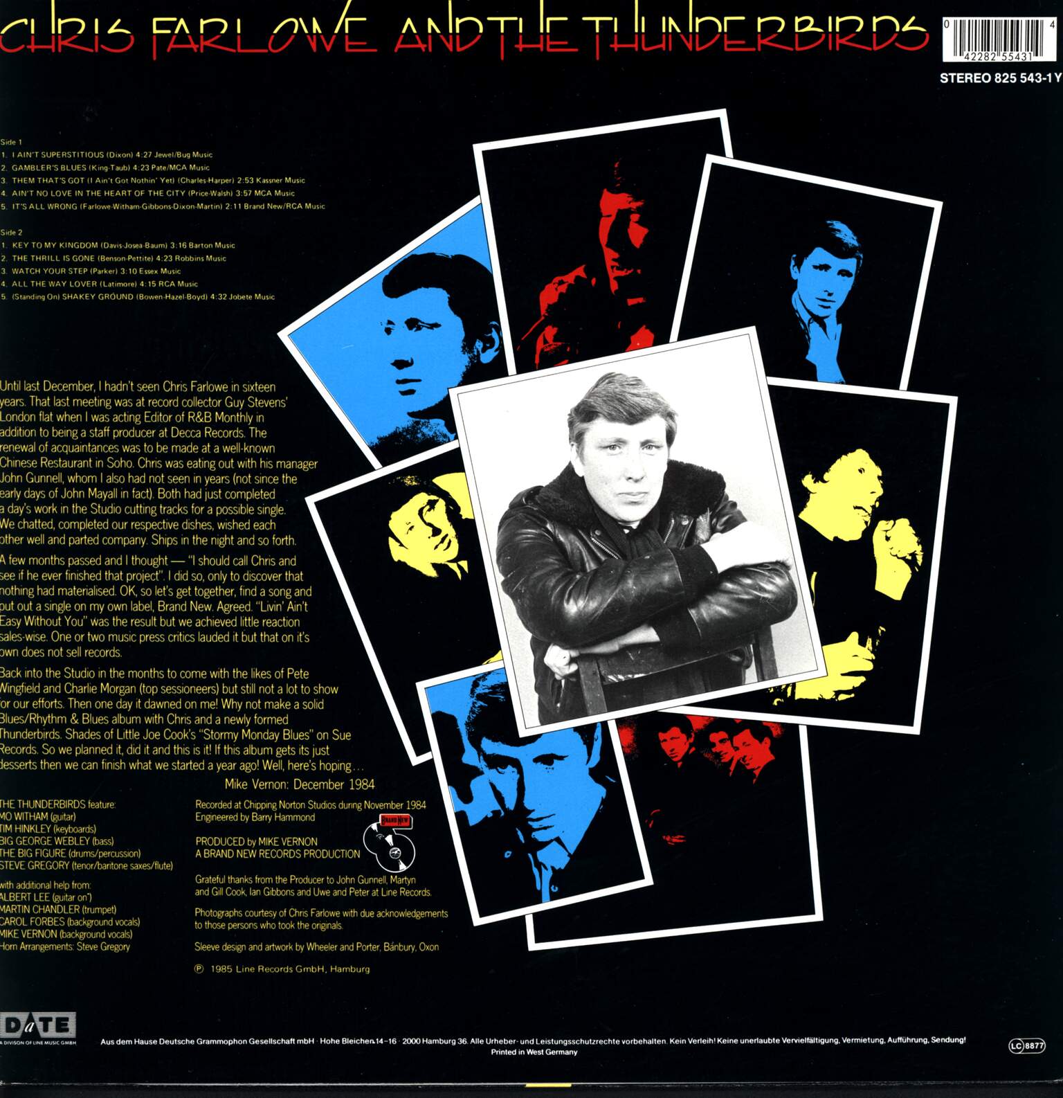Chris Farlowe & The Thunderbirds: Out Of The Blue, 1×LP (Vinyl)