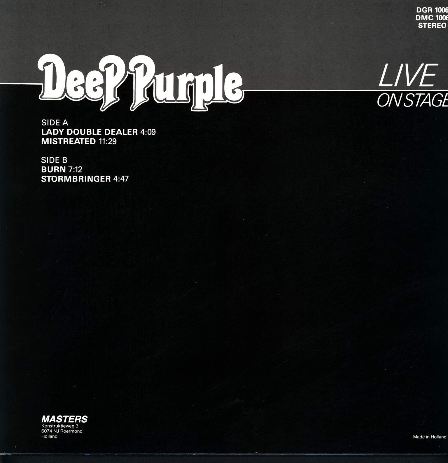 Deep Purple: Live On Stage, 1×LP (Vinyl)