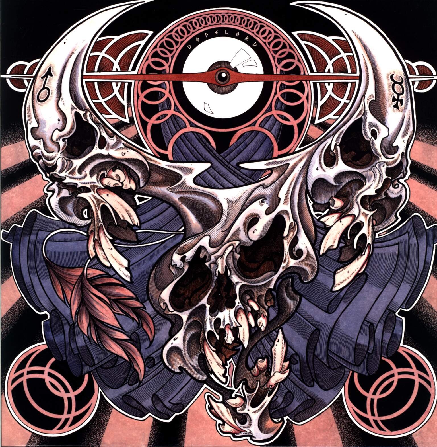 Dopelord: Dopelord / Major Kong, 1×12" Maxi Single (Vinyl)