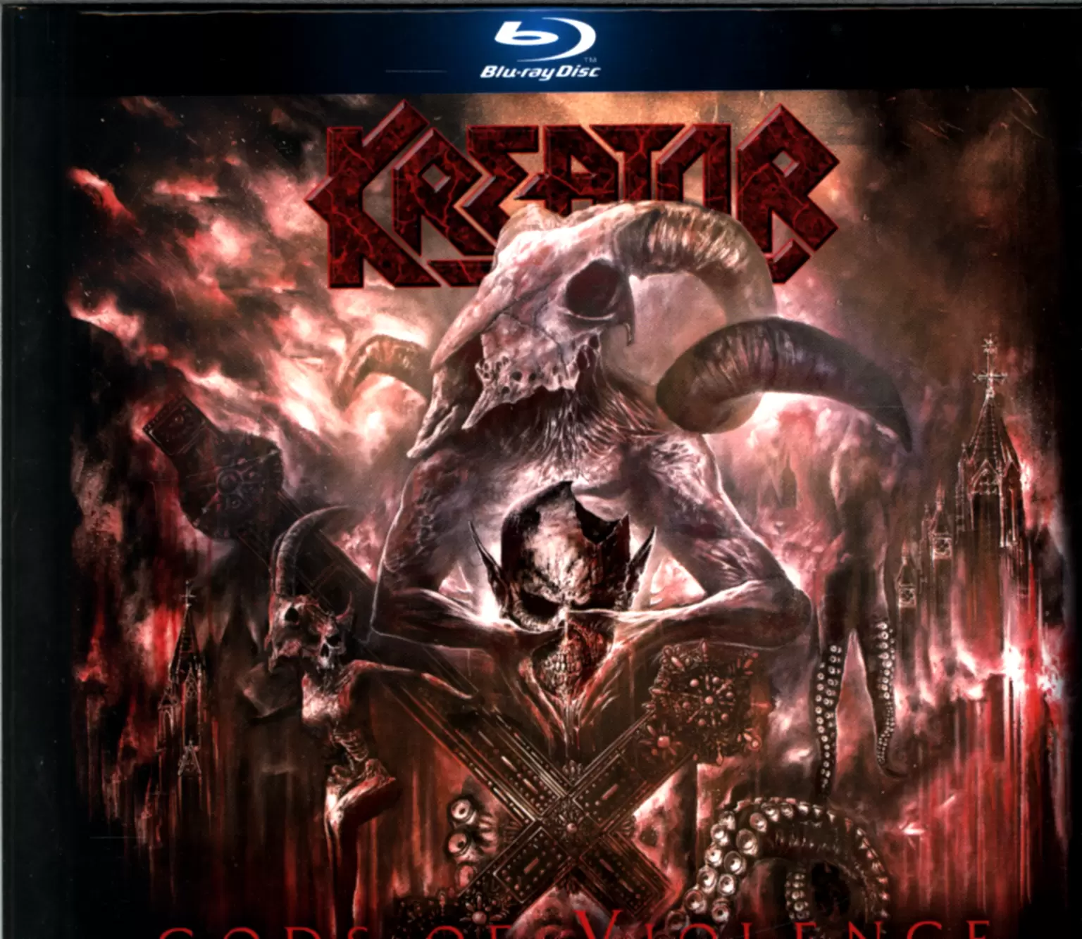 Kreator: Gods Of Violence, 1×CD, 1×Blu-ray Disc