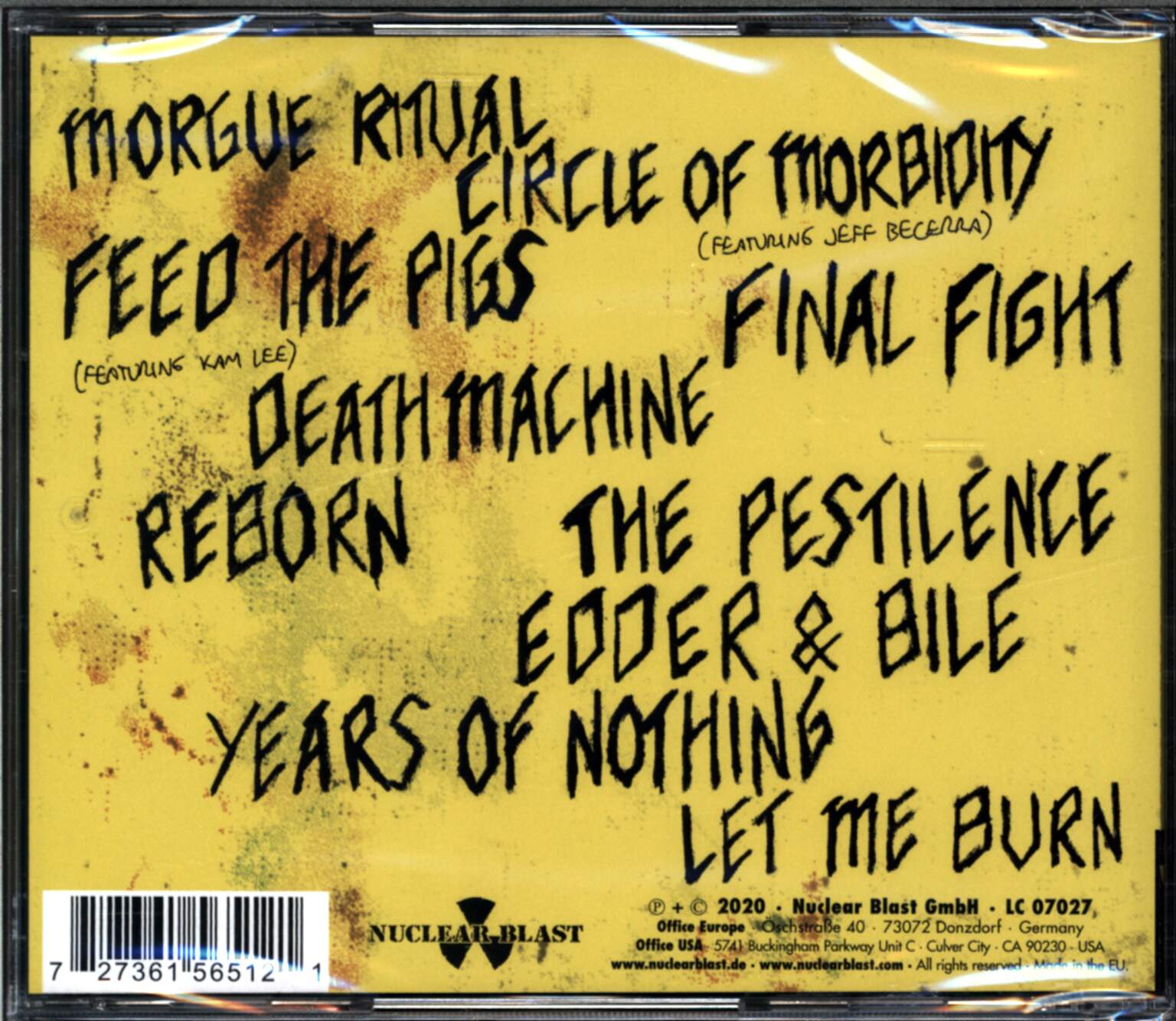 Cadaver: Edder & Bile, 1×CD