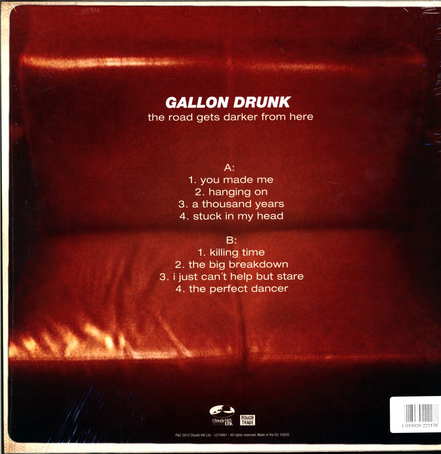 Gallon Drunk: The Road Gets Darker From Here, 1×CD, 1×LP (Vinyl)