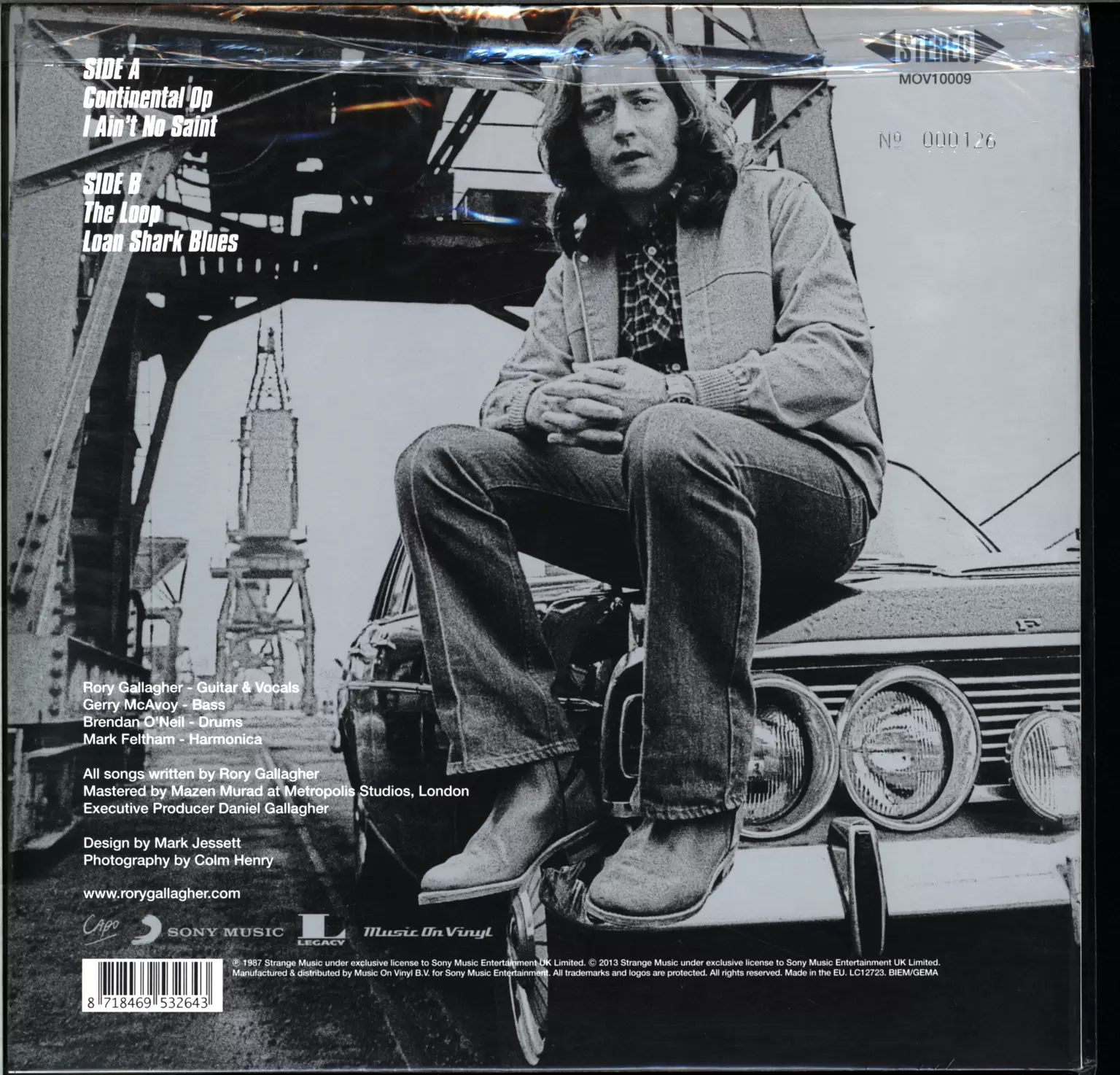 Rory Gallagher: Continental Op, 1×10" Vinyl EP