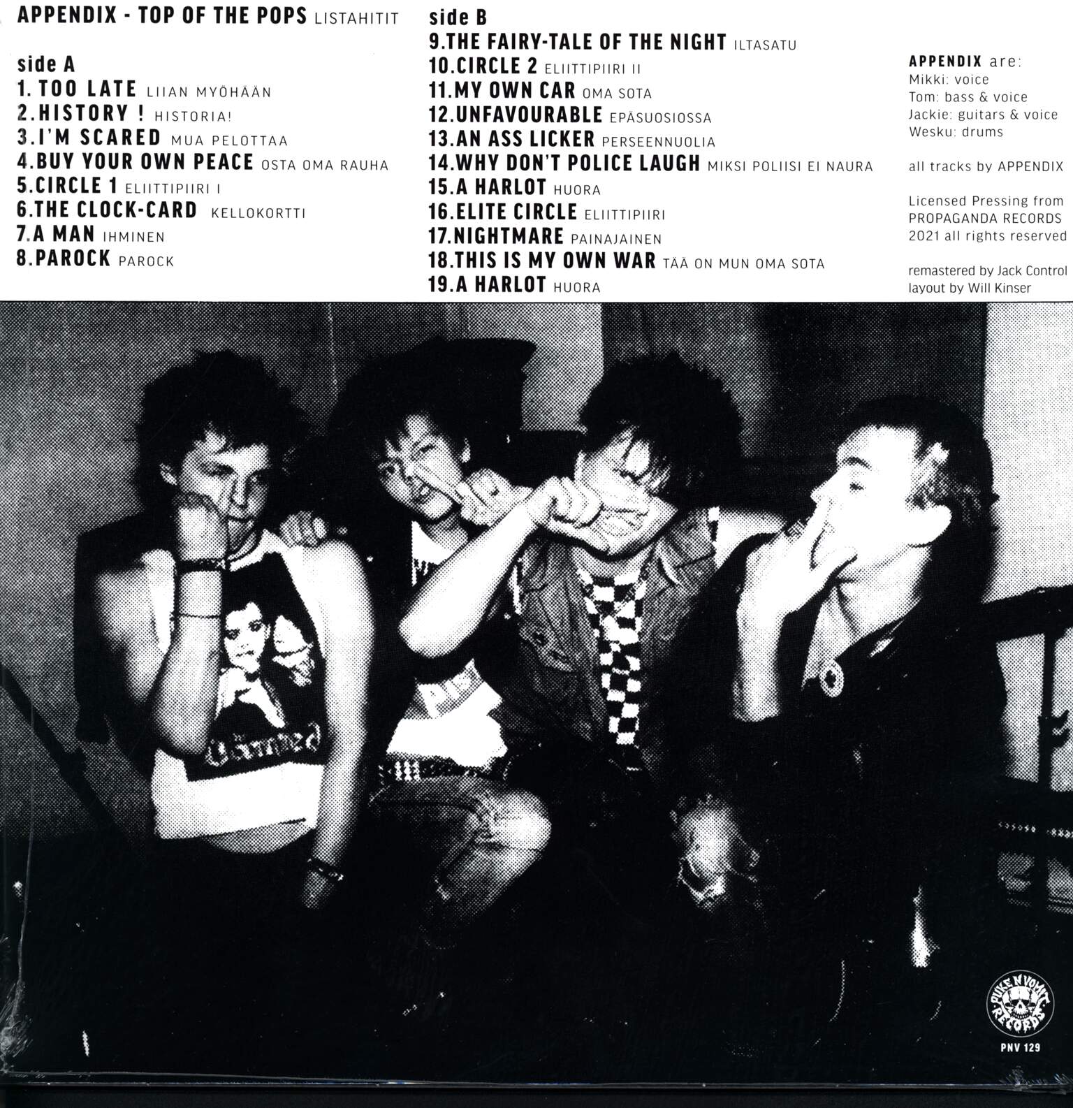 Appendix: Top Of The Pops - Listahitit, 1×LP (Vinyl)